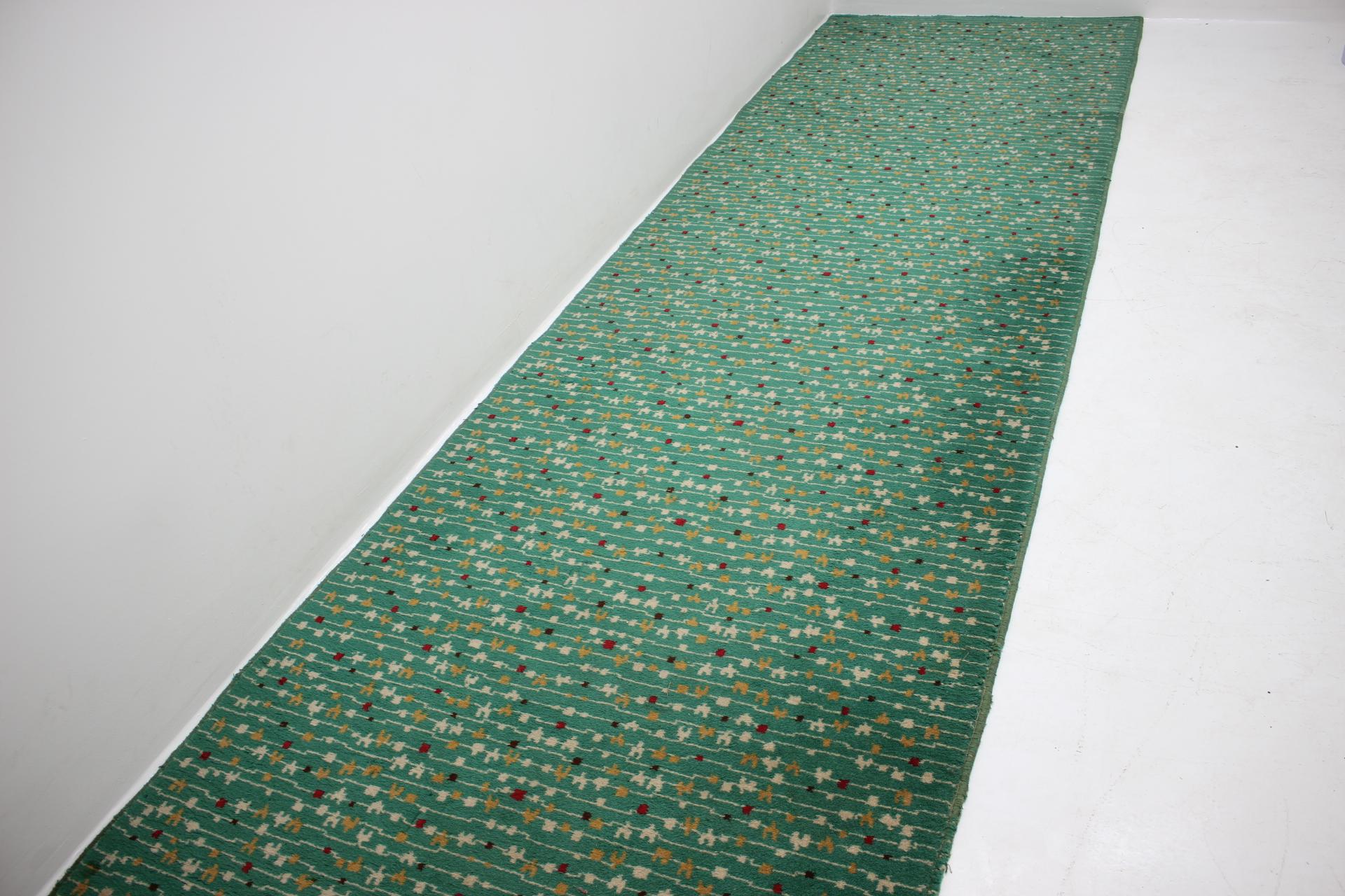 Mid-Century Modern Midcentury Design Organic Carpet or Rug, 1960s For Sale
