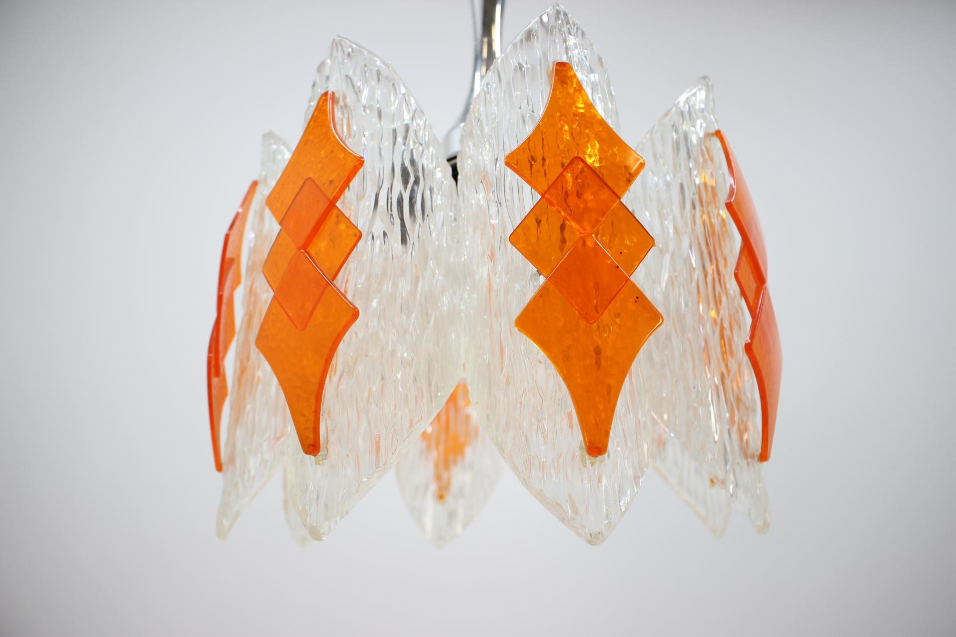 Midcentury Design Pendant, Germany, 1970s.  In Good Condition For Sale In Praha, CZ