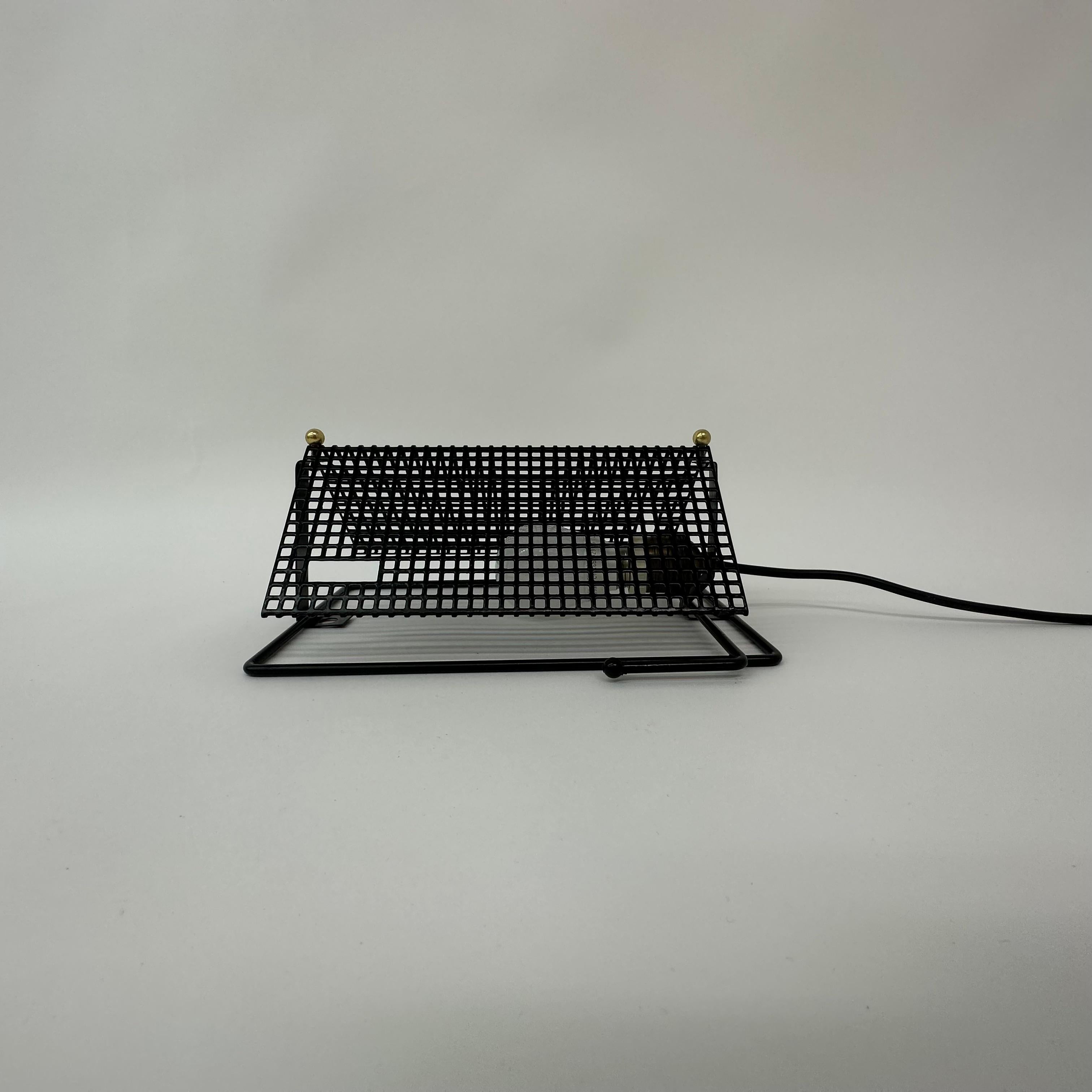 Midcentury Design Perforated Metal Wall Lamp by Tjerk Reijenga for Pilastro Dut For Sale 8