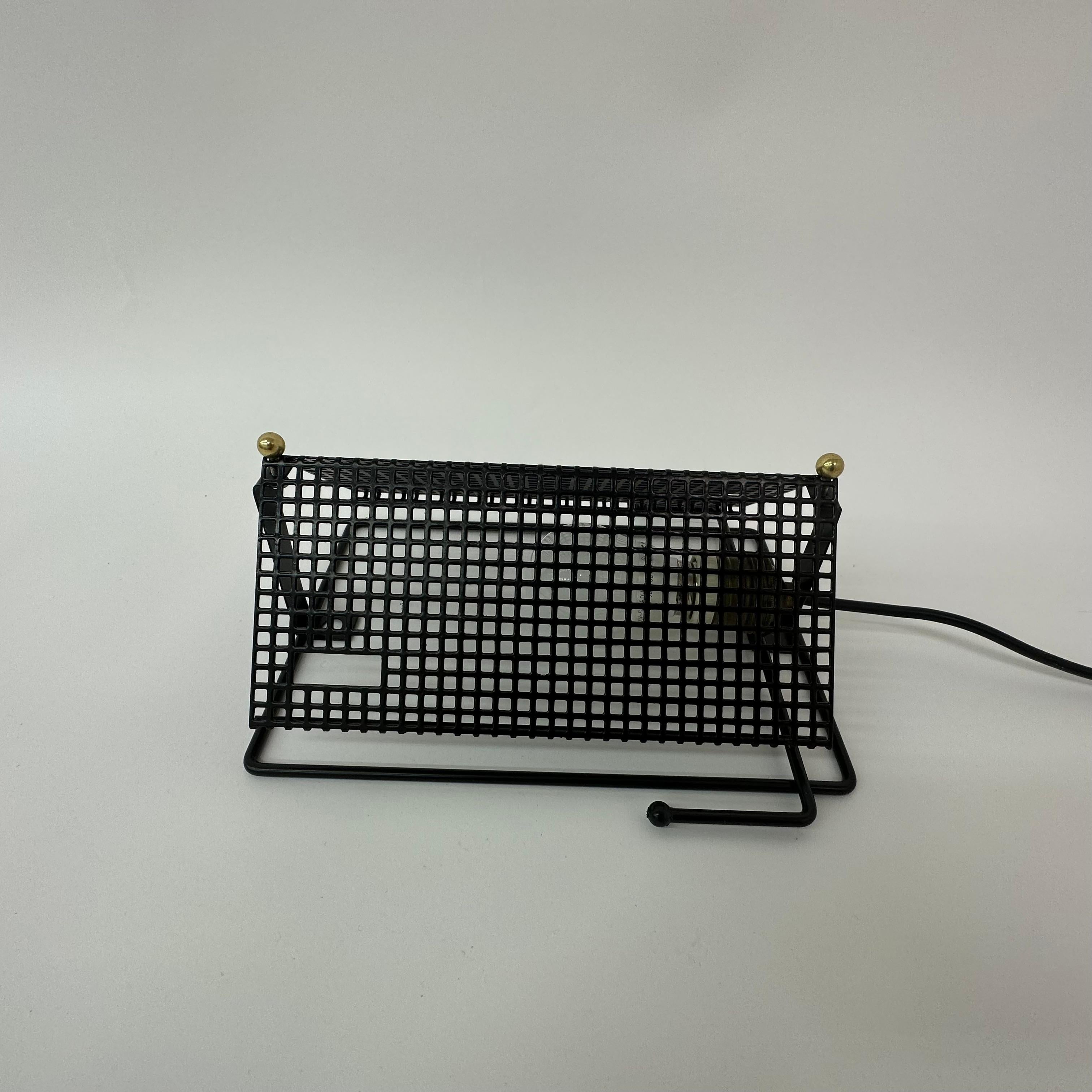 Midcentury Design Perforated Metal Wall Lamp by Tjerk Reijenga for Pilastro Dut For Sale 10