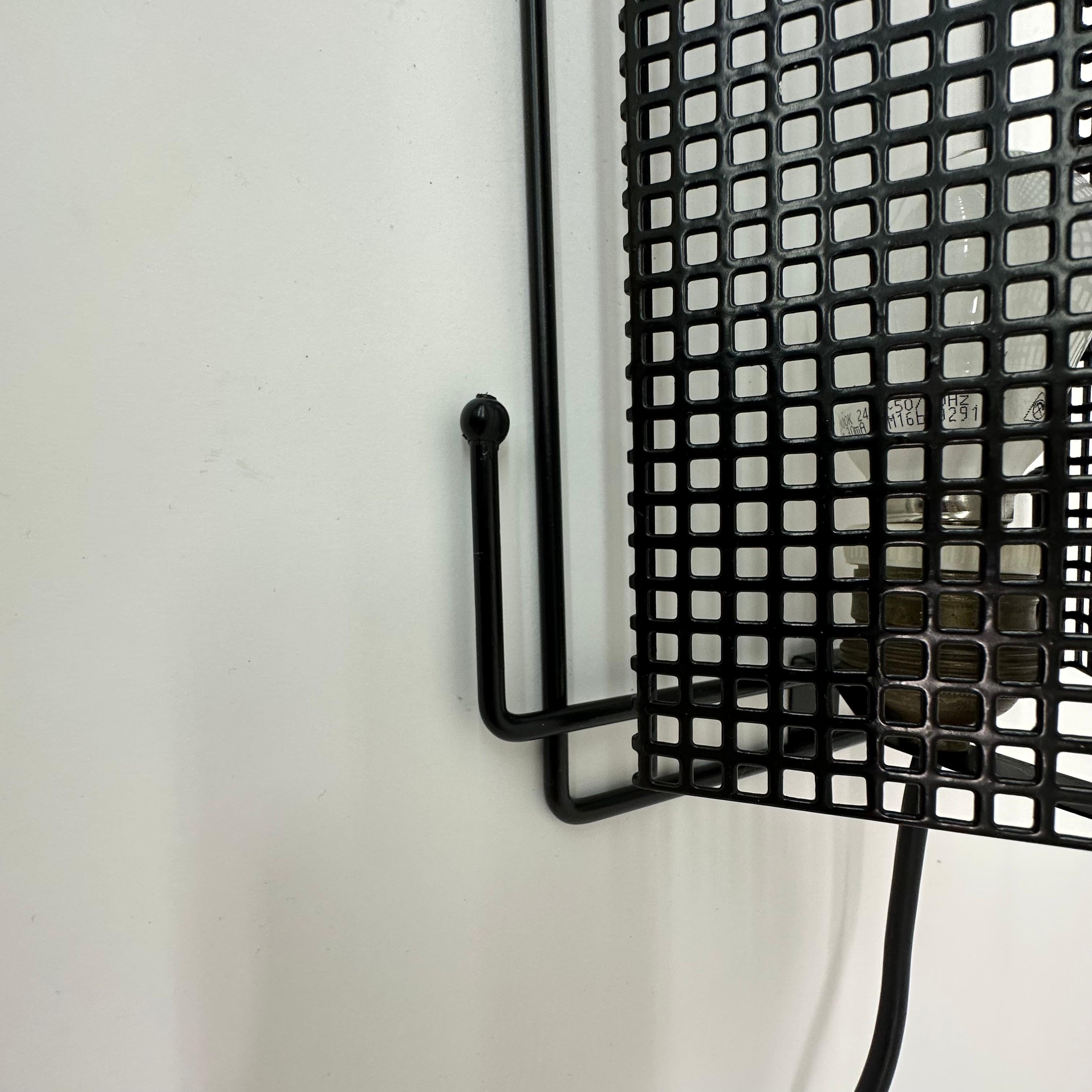 Midcentury Design Perforated Metal Wall Lamp by Tjerk Reijenga for Pilastro Dut For Sale 14