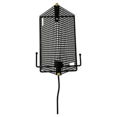 Midcentury Design Perforated Metal Wall Lamp by Tjerk Reijenga for Pilastro Dut