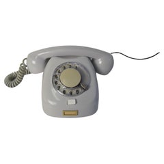 Teléfono Tesla de diseño de mediados de siglo, años 60.
