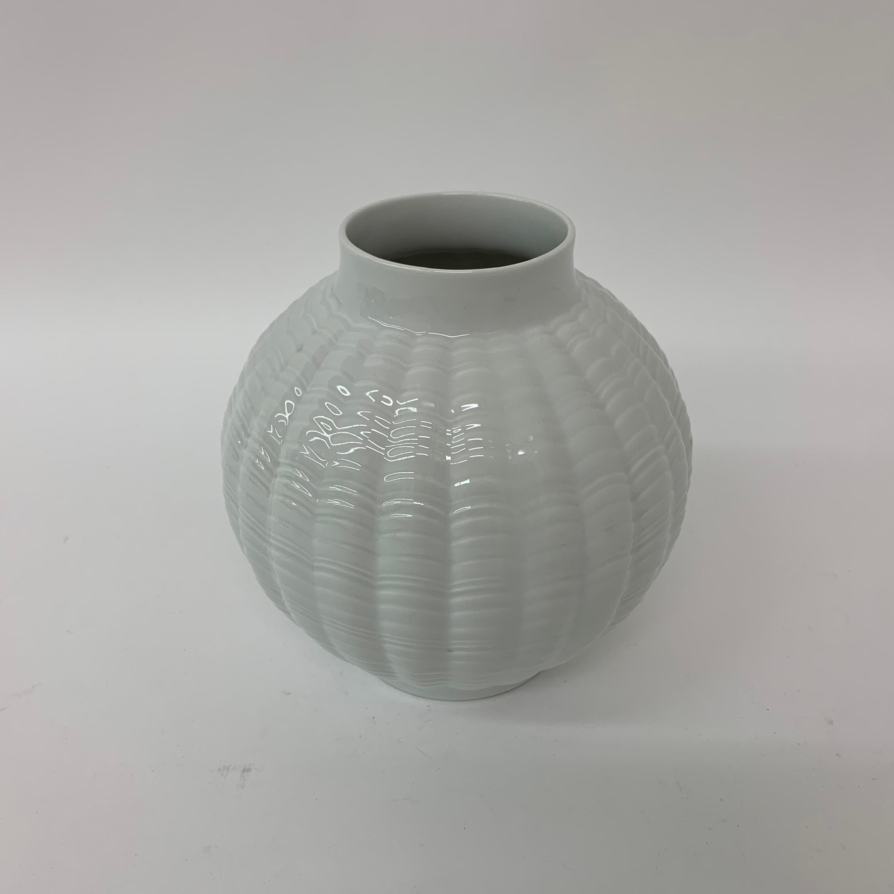 Mid-Century Modern Mid-Century Design Porcelain Eschenbach Vase Kaiser Germany, 1970’s For Sale