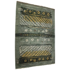 Midcentury Design Rare Geometric Carpet/Rug, 1950s