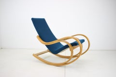 Poltrona a dondolo di design del metà del secolo, anni '70