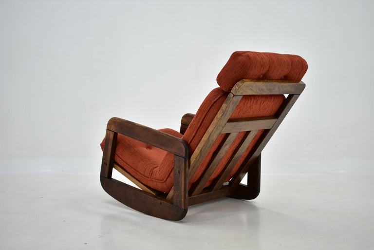 Mid-Century Design Rocking Armchair, 1972's For Sale at 1stDibs