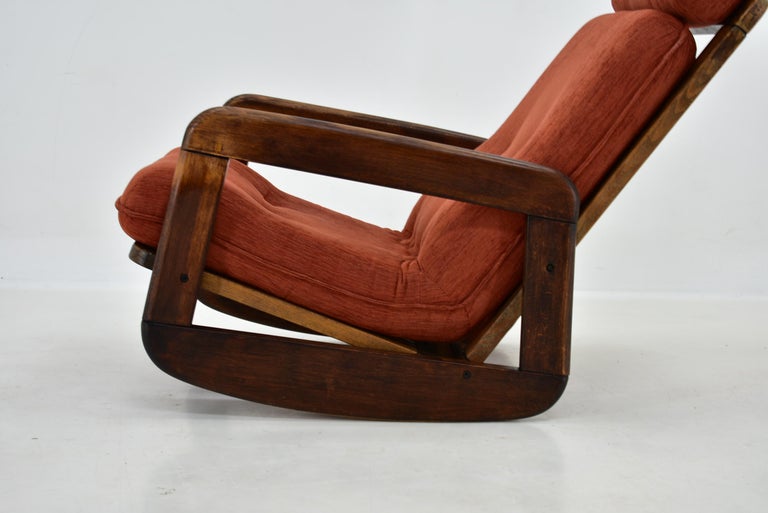 Mid-Century Design Rocking Armchair, 1972's For Sale at 1stDibs