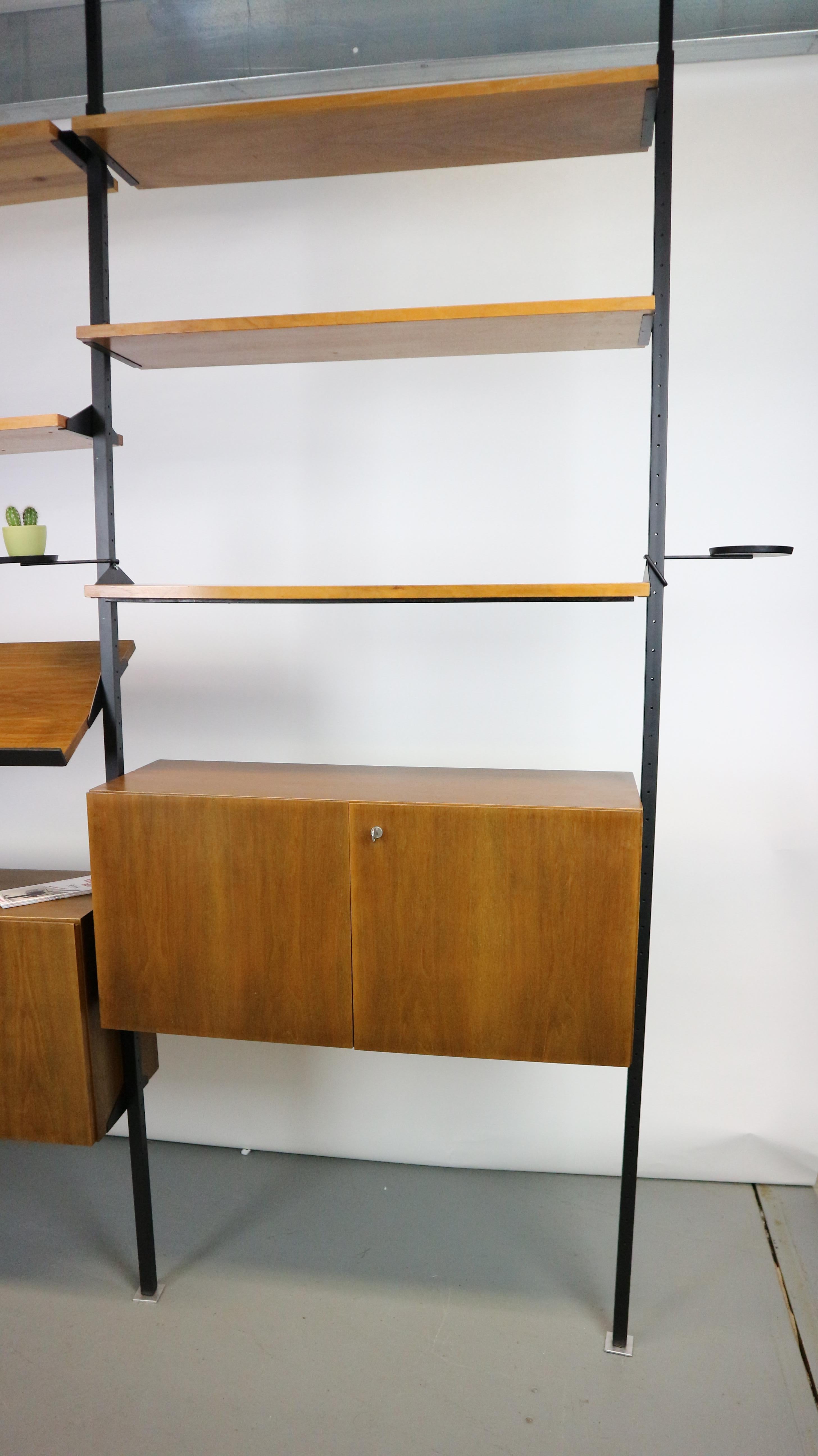 Midcentury Design Room Divider Wall System, Germany, 1960s 10