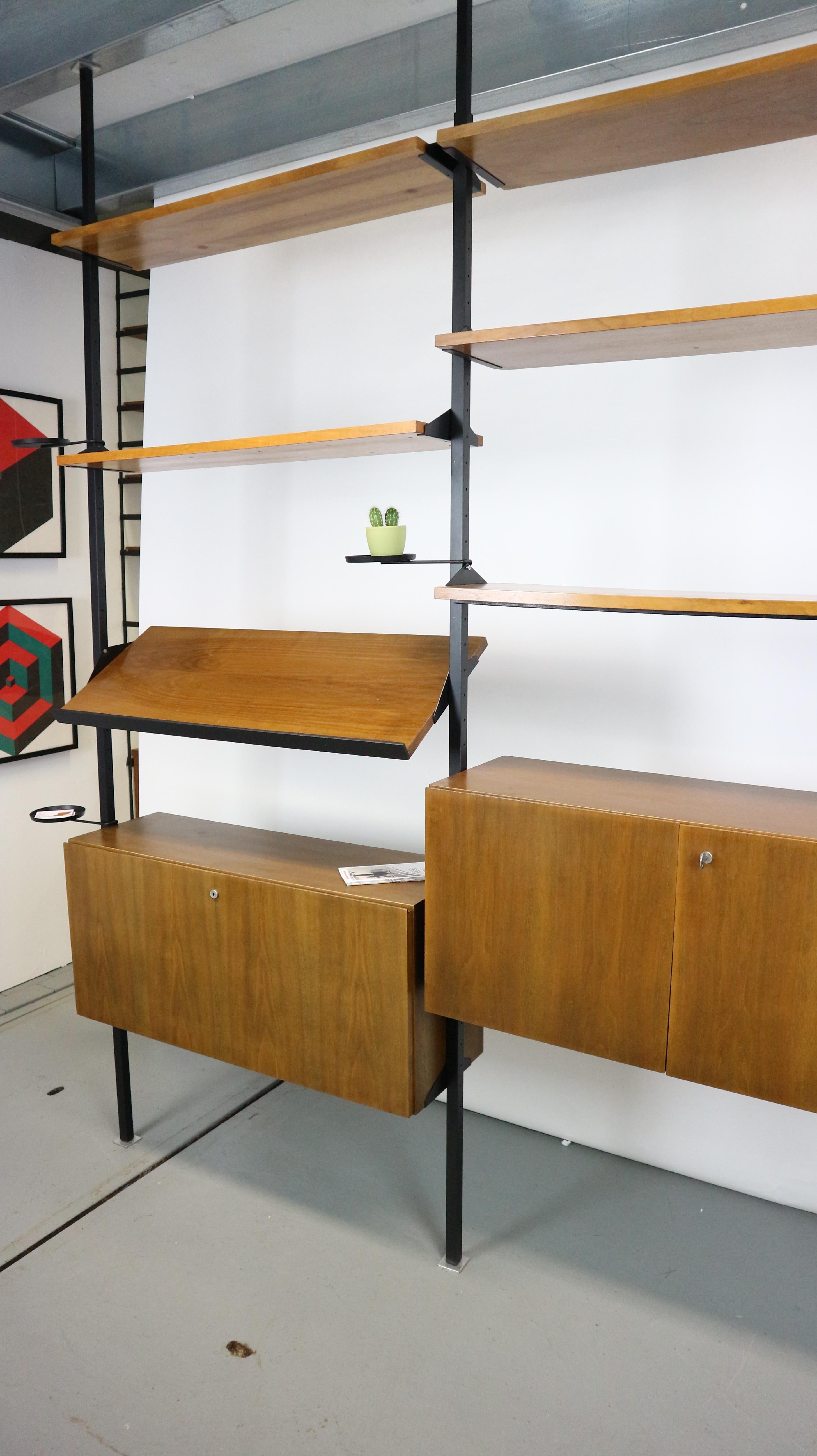 Midcentury Design Room Divider Wall System, Germany, 1960s 11