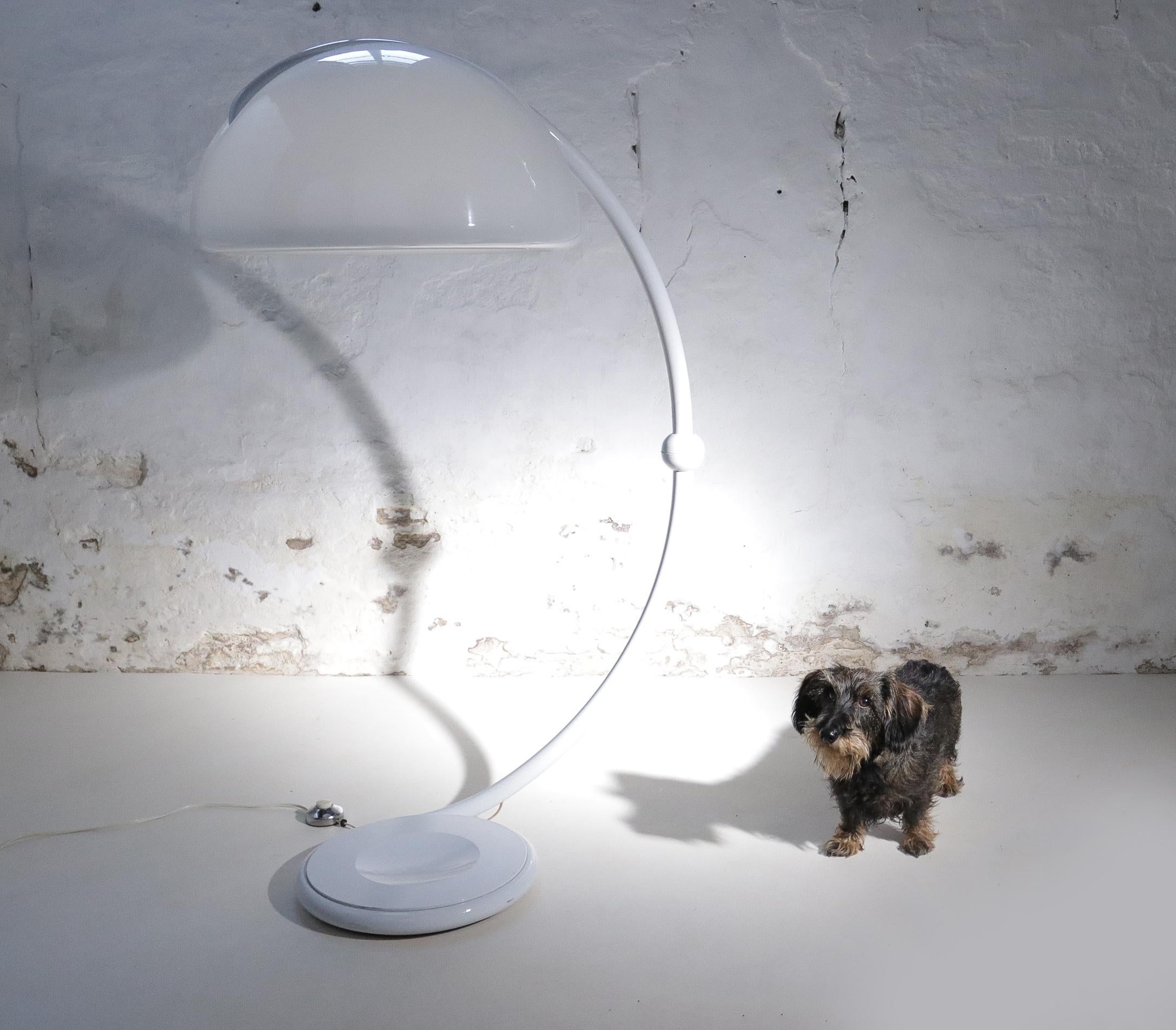 Mid-Century Design Serpente Lamp Martinelli Luce, Elio Martinelli - 1965s In Good Condition In Boven Leeuwen, NL