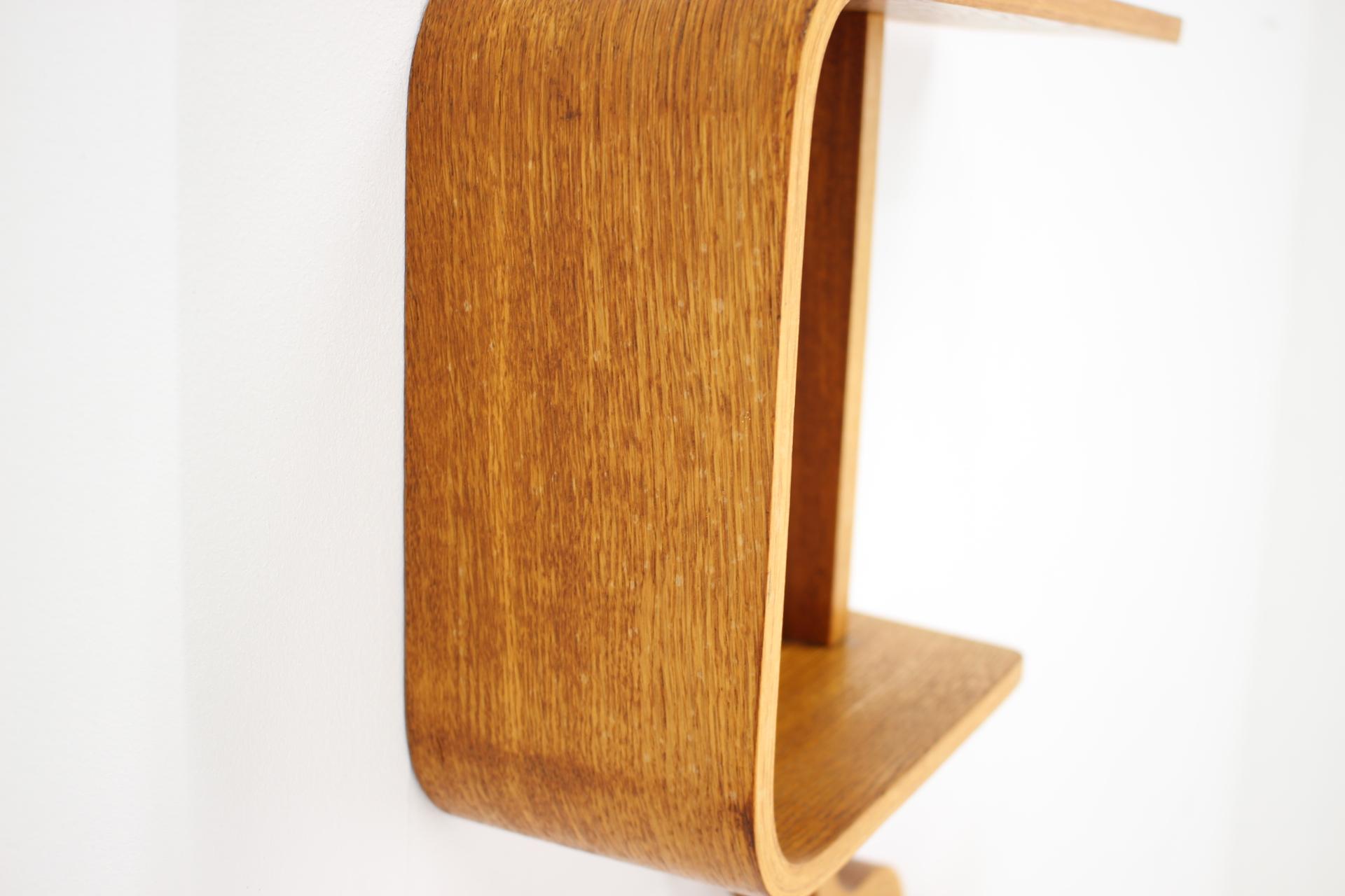 Wood Mid-Century Design Shelf by Ludvik Volak, 1960s 