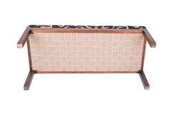 Midcentury Design Solid Wood Bench
