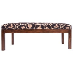 Midcentury Design Solid Wood Bench