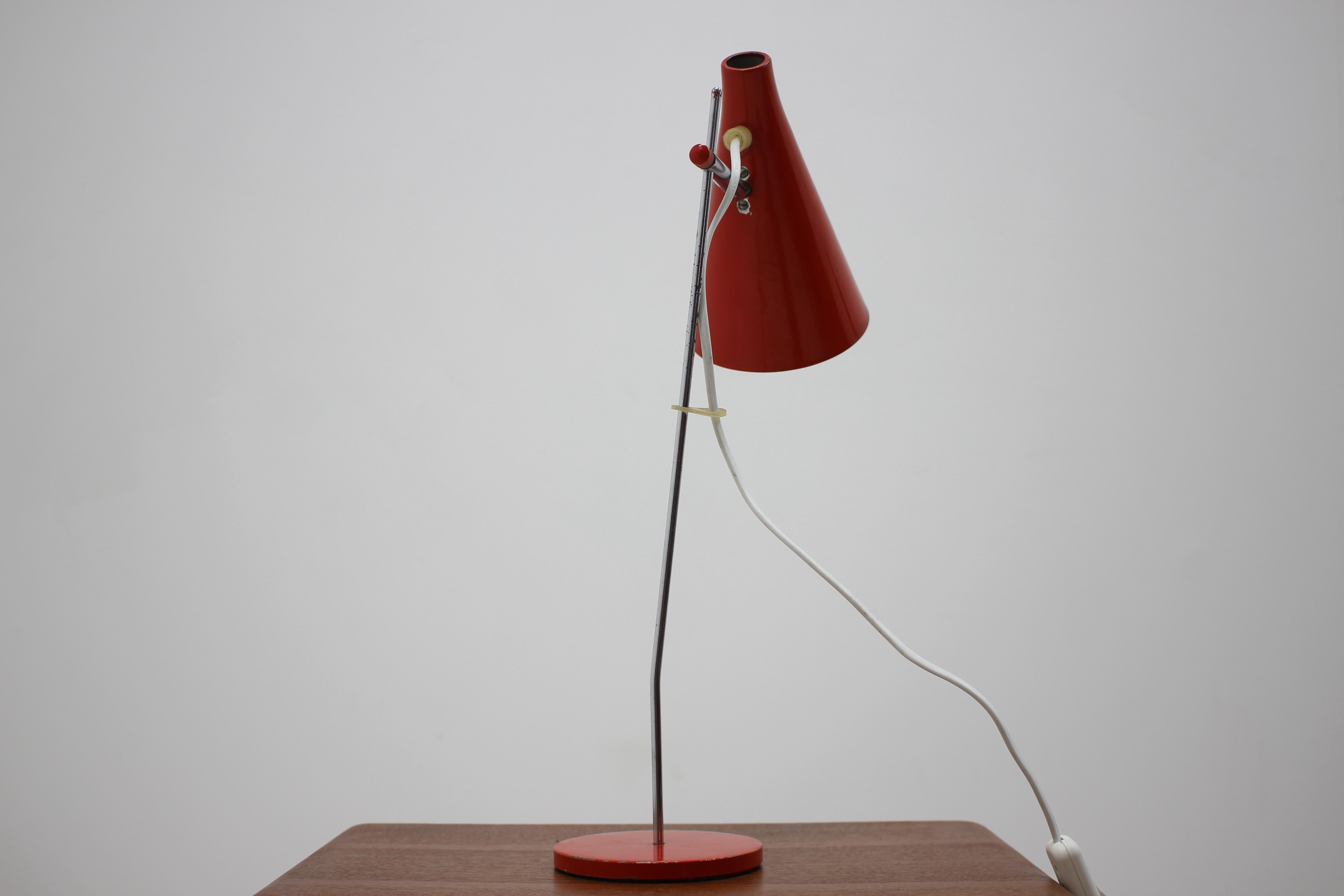 Mid-Century Modern Midcentury Design Table Lamp by Josef Hurka, 1960s For Sale