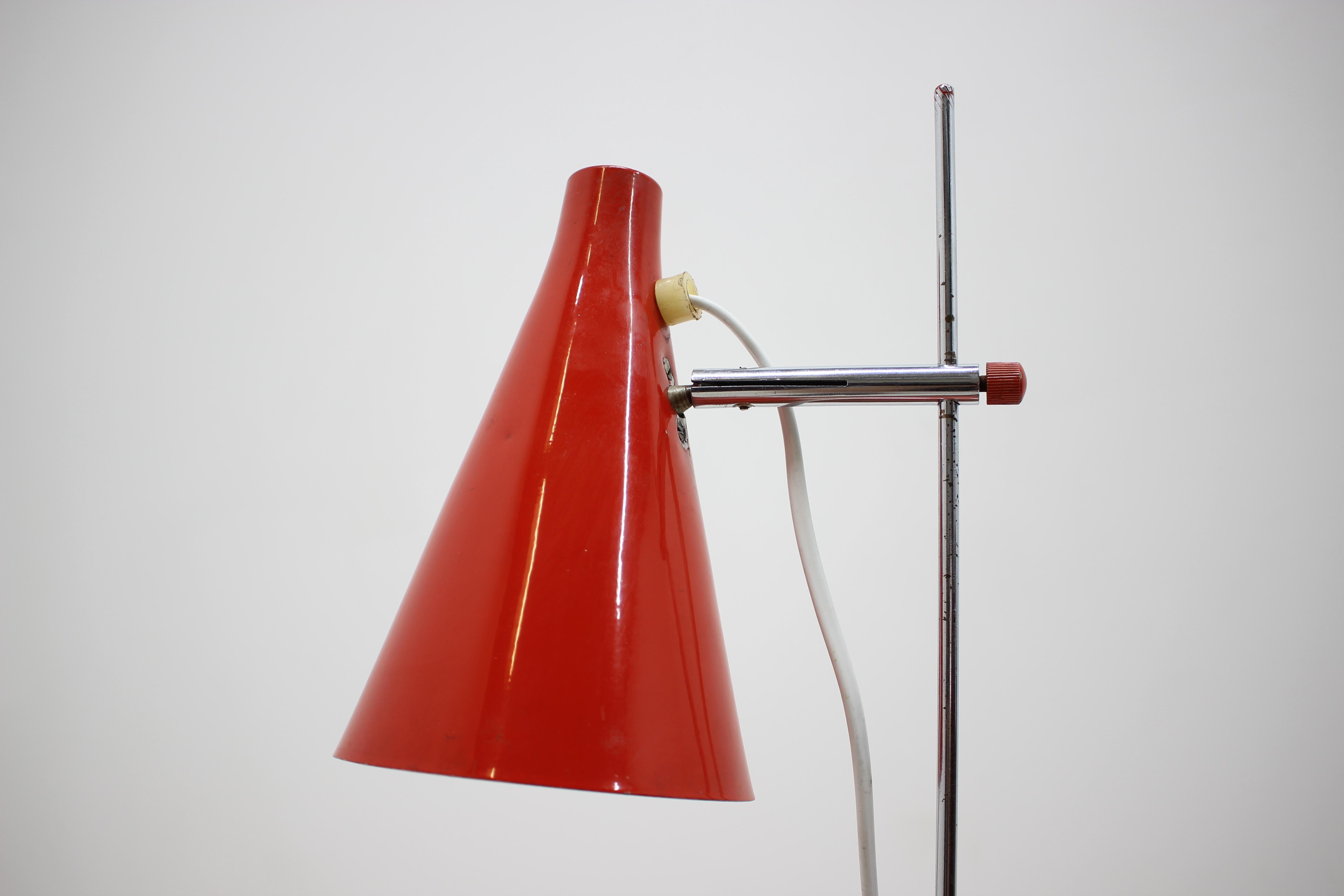 Midcentury Design Table Lamp by Josef Hurka, 1960s In Good Condition For Sale In Praha, CZ