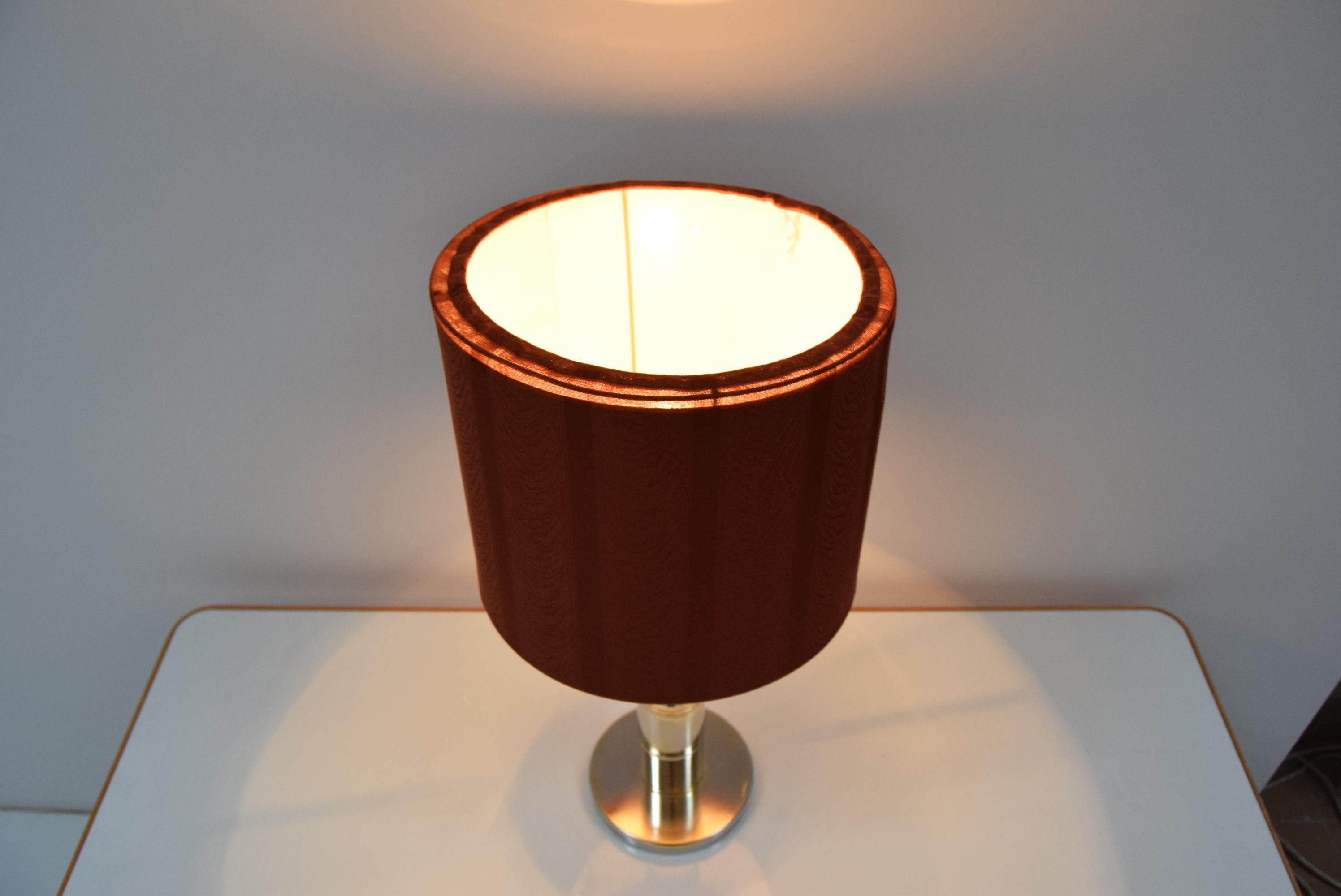Brass Mid-Century Design Table Lamp by Kamenicky Senov, 1960's For Sale