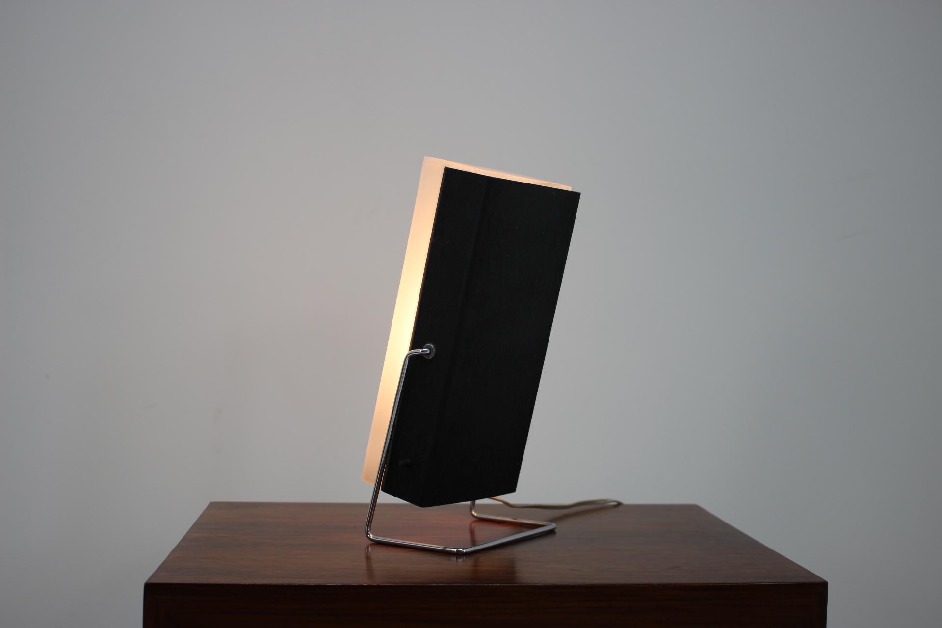 Late 20th Century Midcentury Design Table Lamp by Drukov, 1970s For Sale
