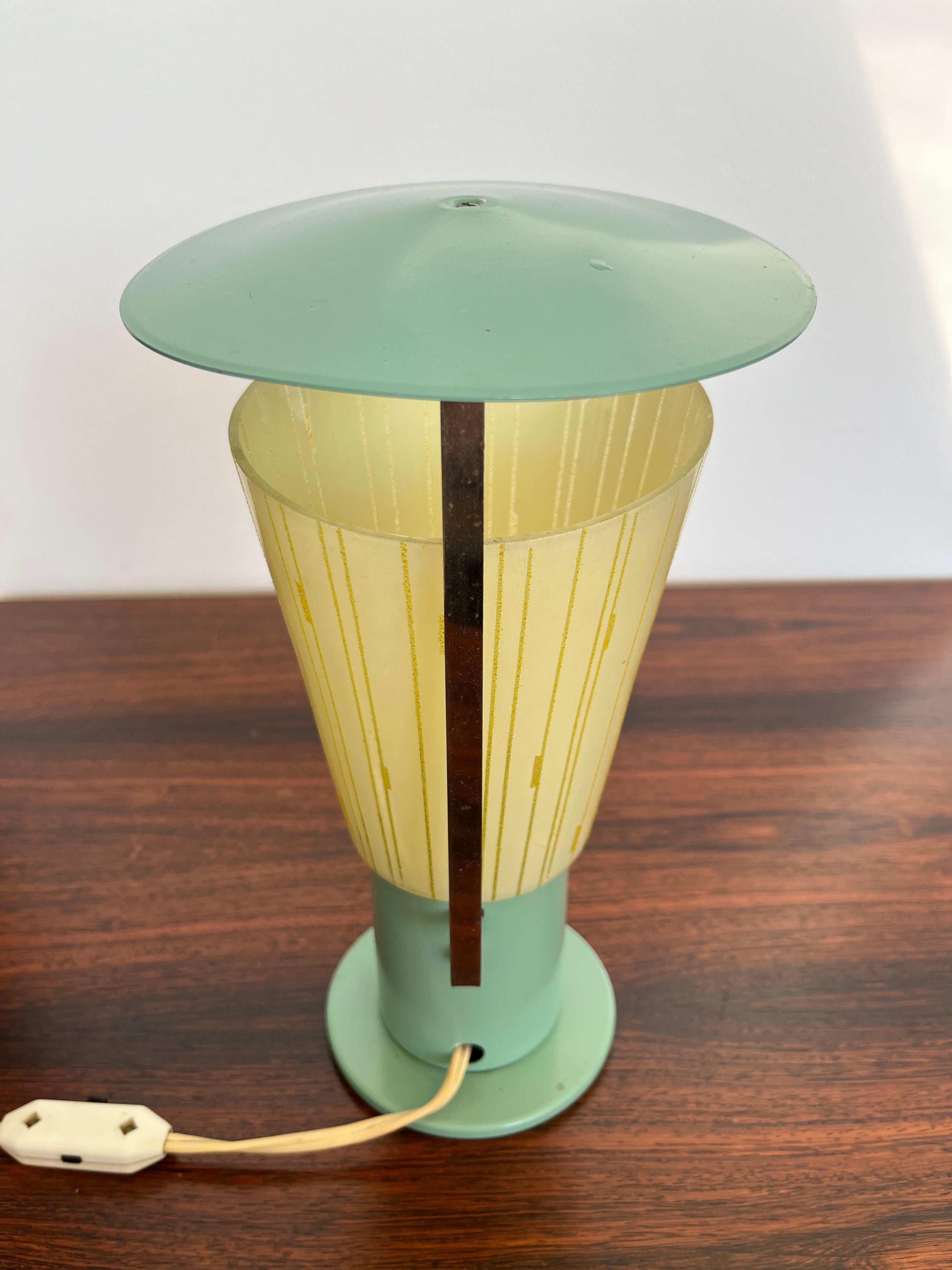 Metal Mid-Century Design Table Lamp / Germany, 1960's For Sale
