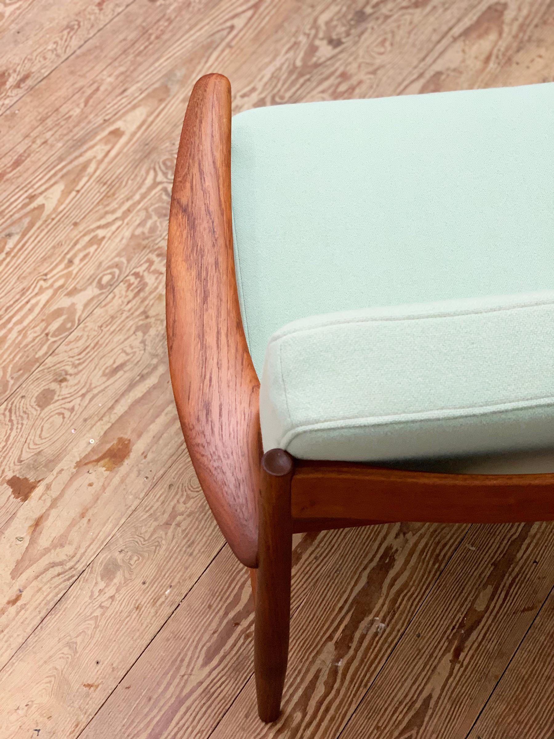 Mid-Century Design Teak Armchair by Grete Jalk for France & Søn, Denmark, 1950s For Sale 2