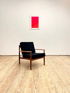Teak Lounge Chair by Grete Jalk for France & Søn, Mid-Century Denmark, MCM