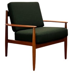 Sillón de teca de diseño de mediados de siglo de Grete Jalk para France & Søn, Dinamarca, años 50