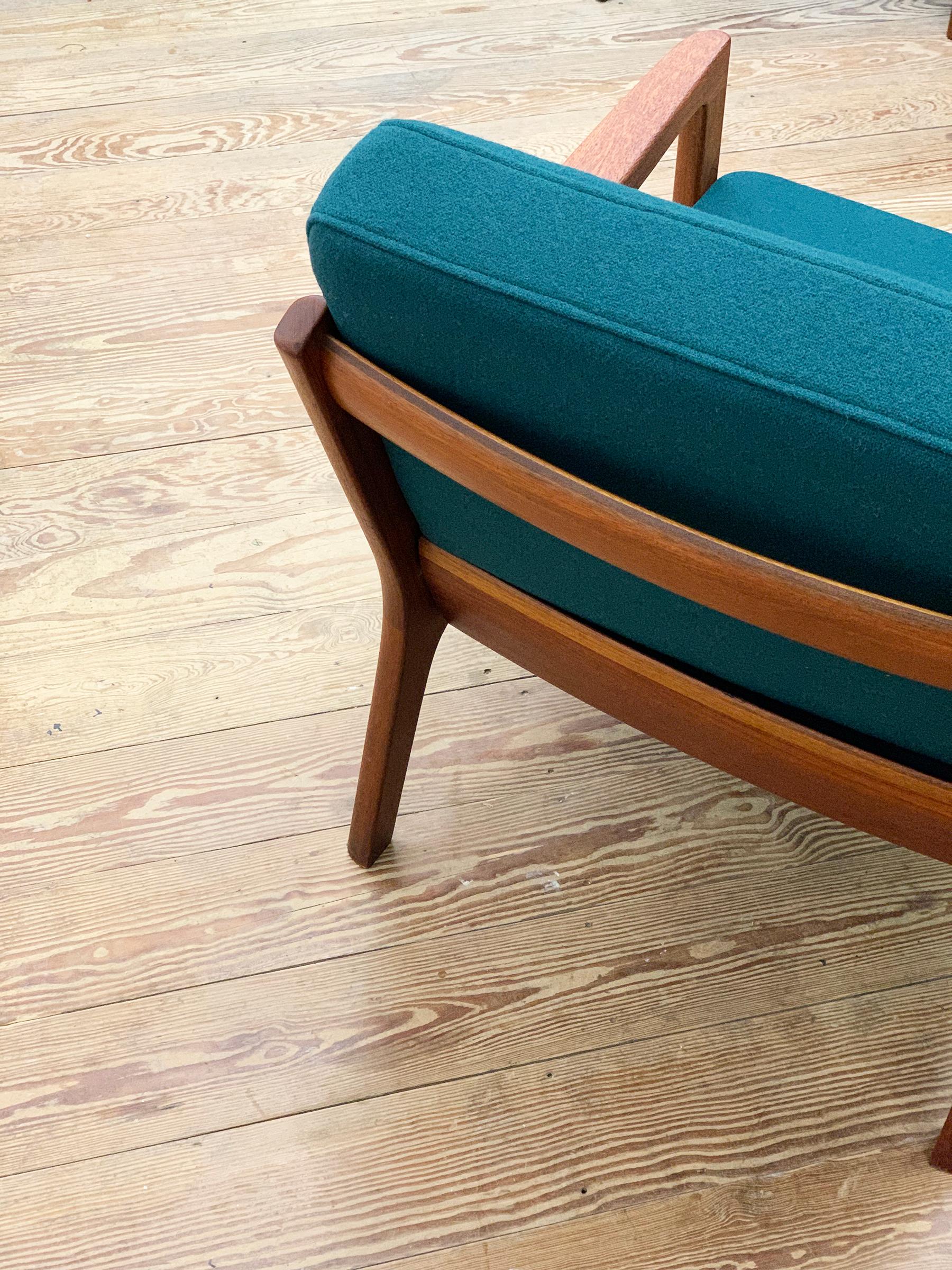 Mid-Century Design Teakholz-Sessel, Ole Wanscher für France & Søn, Dänemark, 1950er Jahre im Angebot 3
