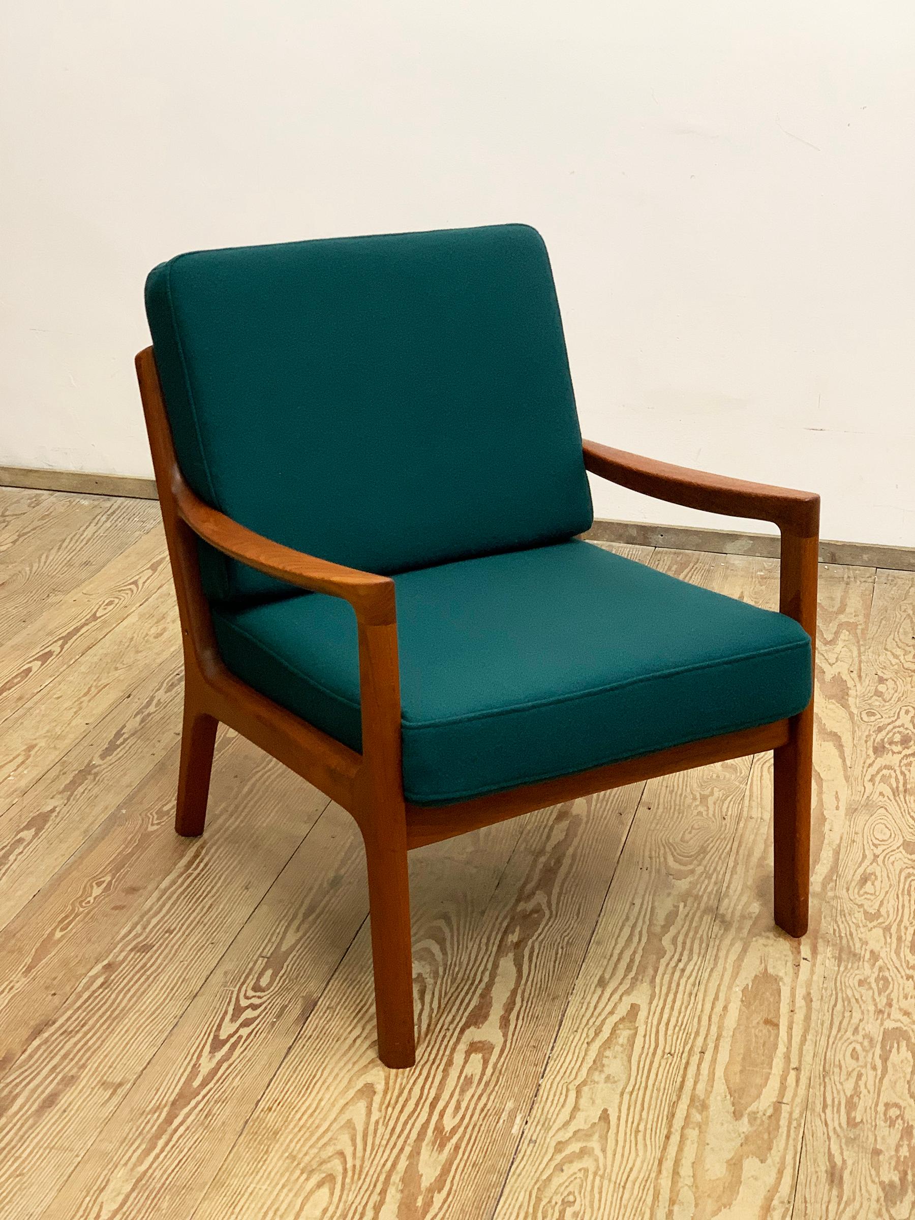 Mid-Century Design Teakholz-Sessel, Ole Wanscher für France & Søn, Dänemark, 1950er Jahre im Angebot 4