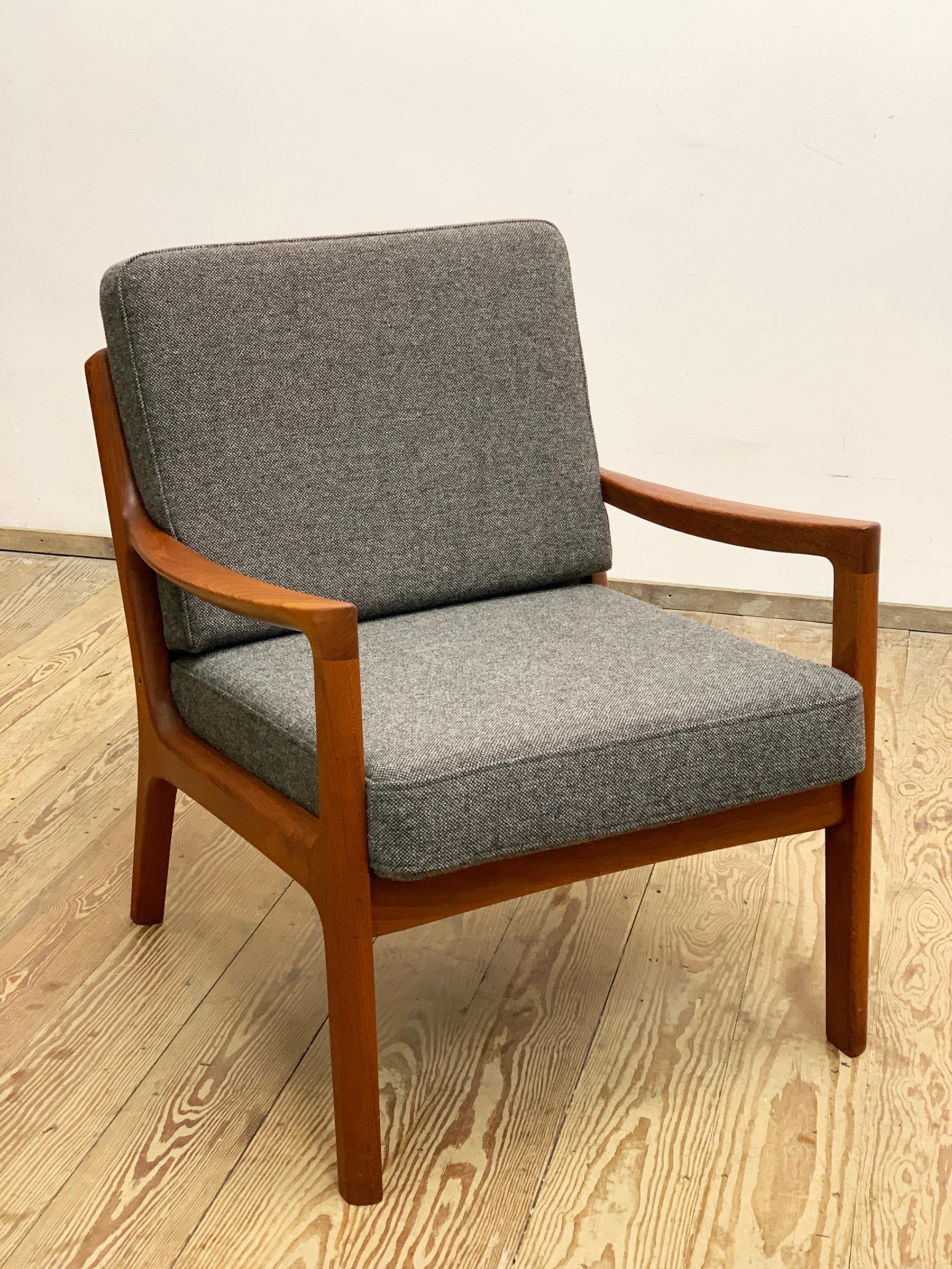 Mid-Century Design Teak Armchair, Ole Wanscher for France & Søn, Denmark, 1950s In Good Condition For Sale In München, Bavaria