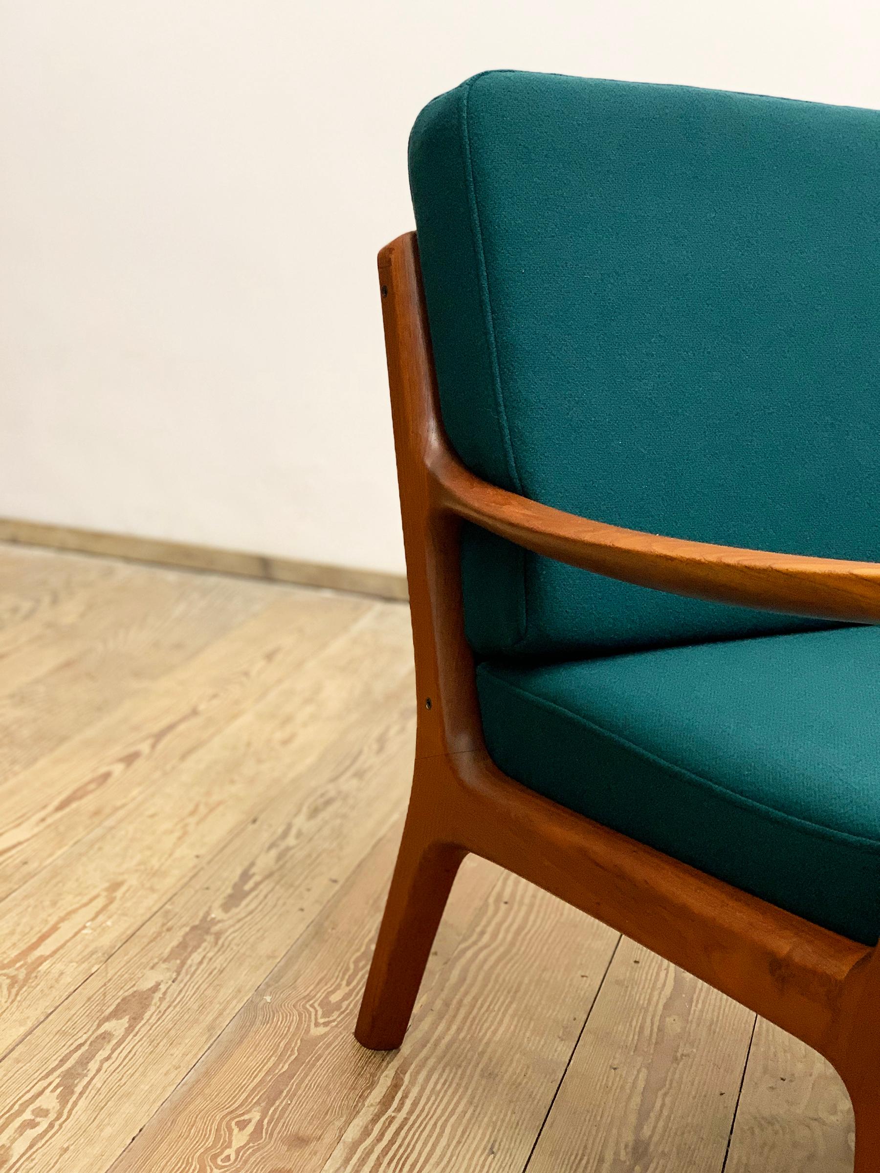 Mid-Century Design Teakholz-Sessel, Ole Wanscher für France & Søn, Dänemark, 1950er Jahre (Mitte des 20. Jahrhunderts) im Angebot