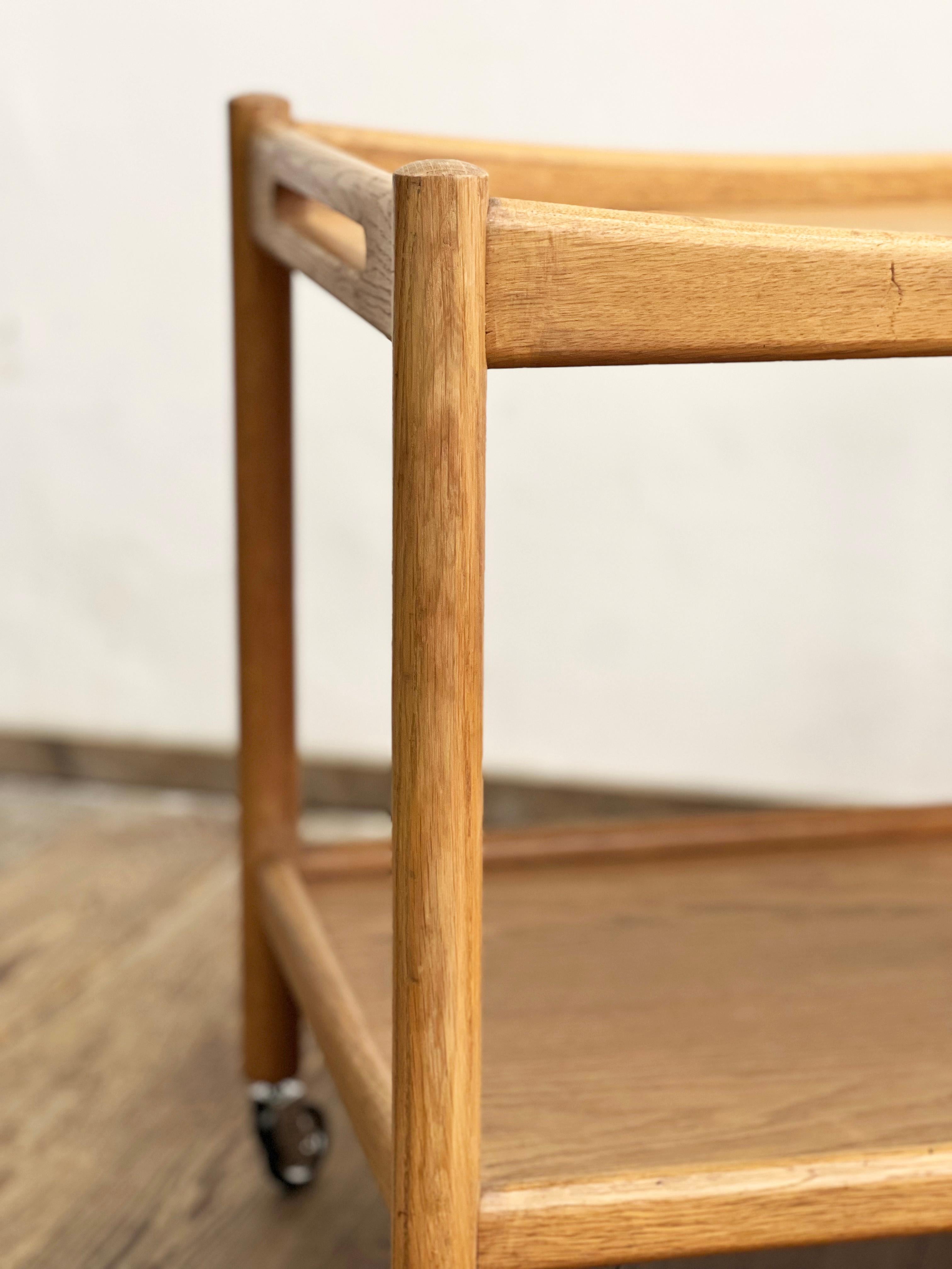 Bar-/Servierwagen oder -wagen aus Teakholz im Mid-Century-Design, Hans Wegner, Andreas Tuck im Angebot 1