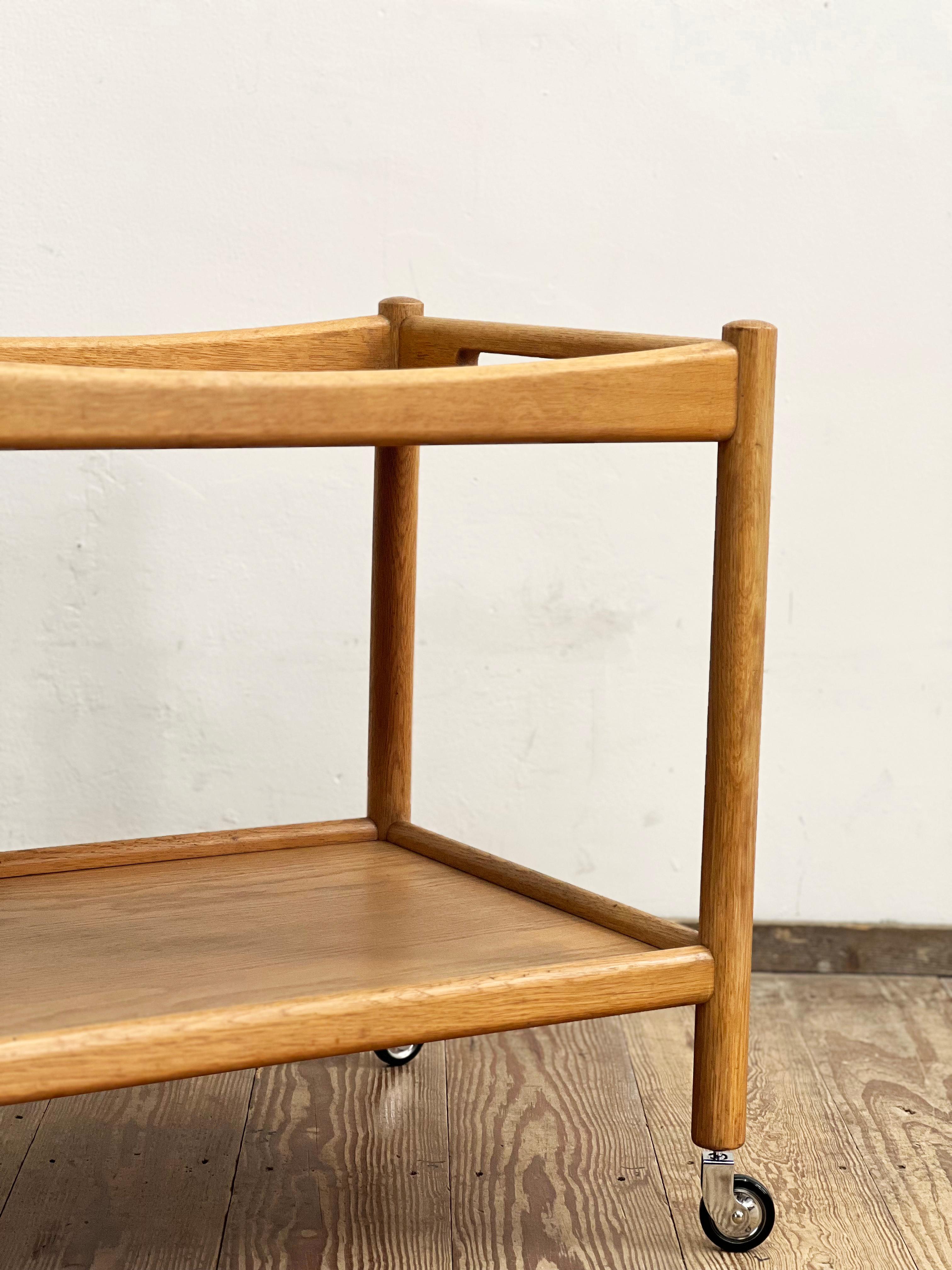 Bar-/Servierwagen oder -wagen aus Teakholz im Mid-Century-Design, Hans Wegner, Andreas Tuck im Angebot 3