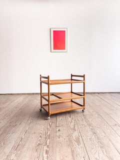 Mid Century Bar- oder Servierwagen, Johannes Andersen, Silkeborg