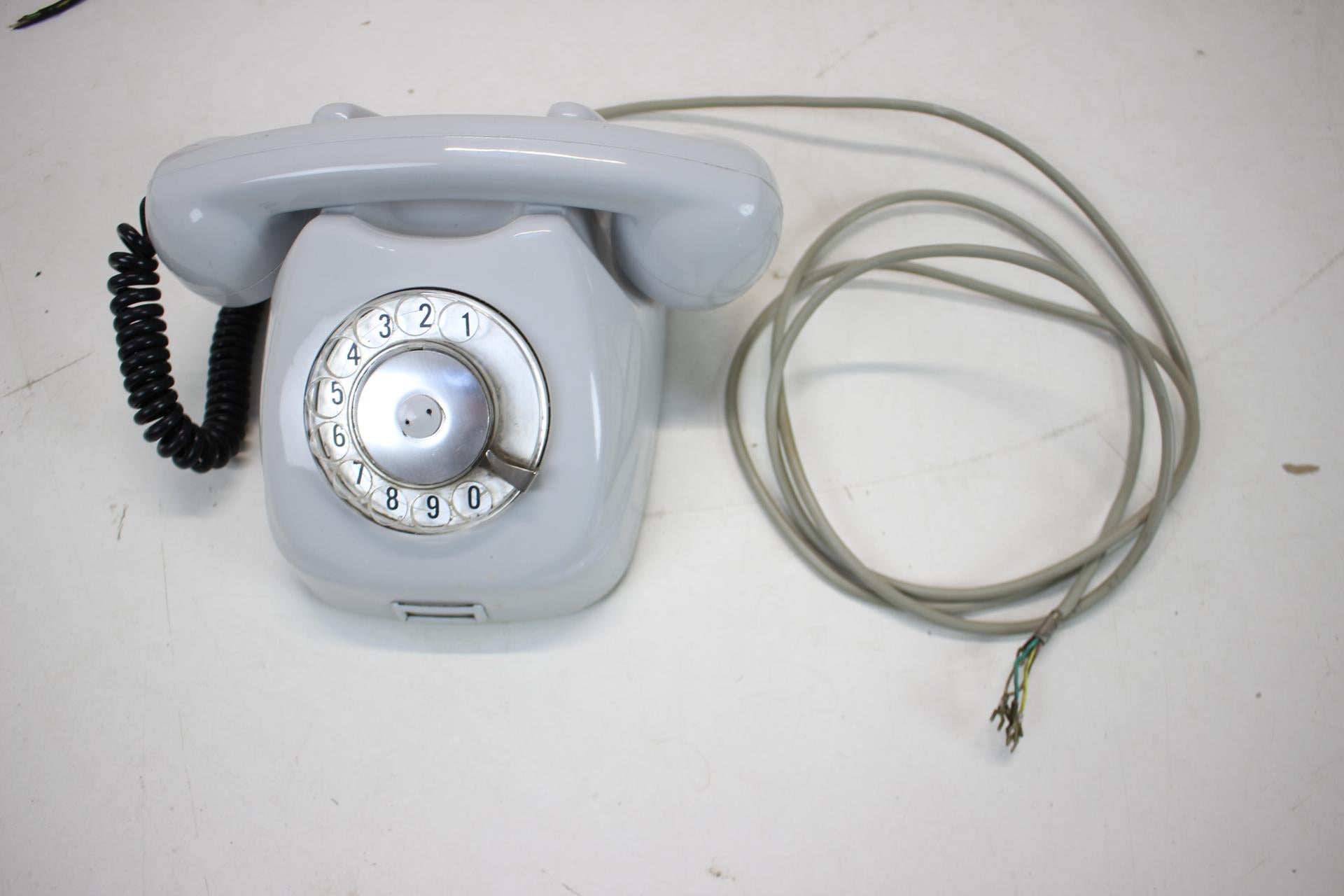Telephone du milieu du siècle dernier de Tesla, 1979, Tchécoslovaquie en vente 4