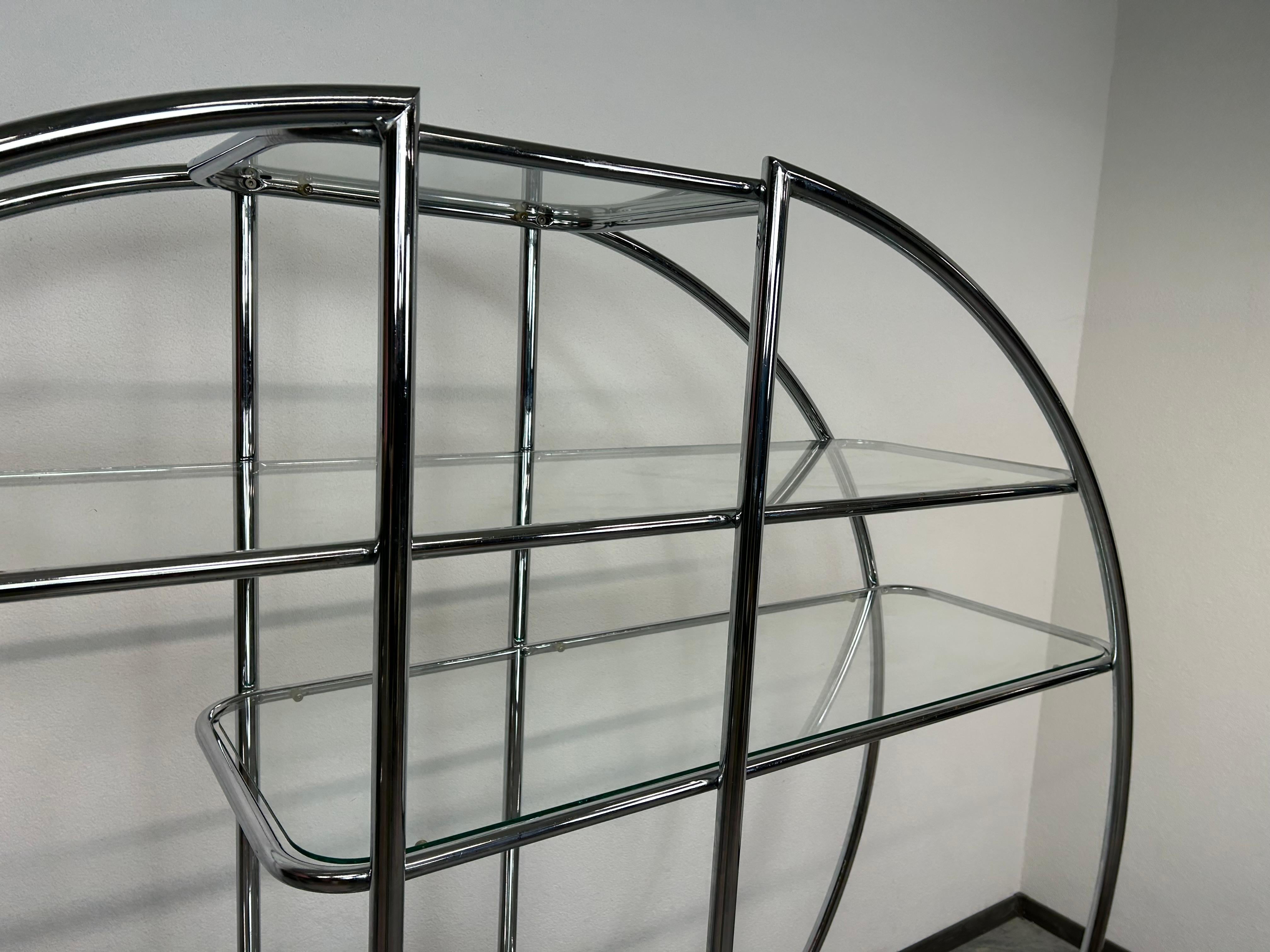 Mid-century design tubular steel etagere For Sale 4