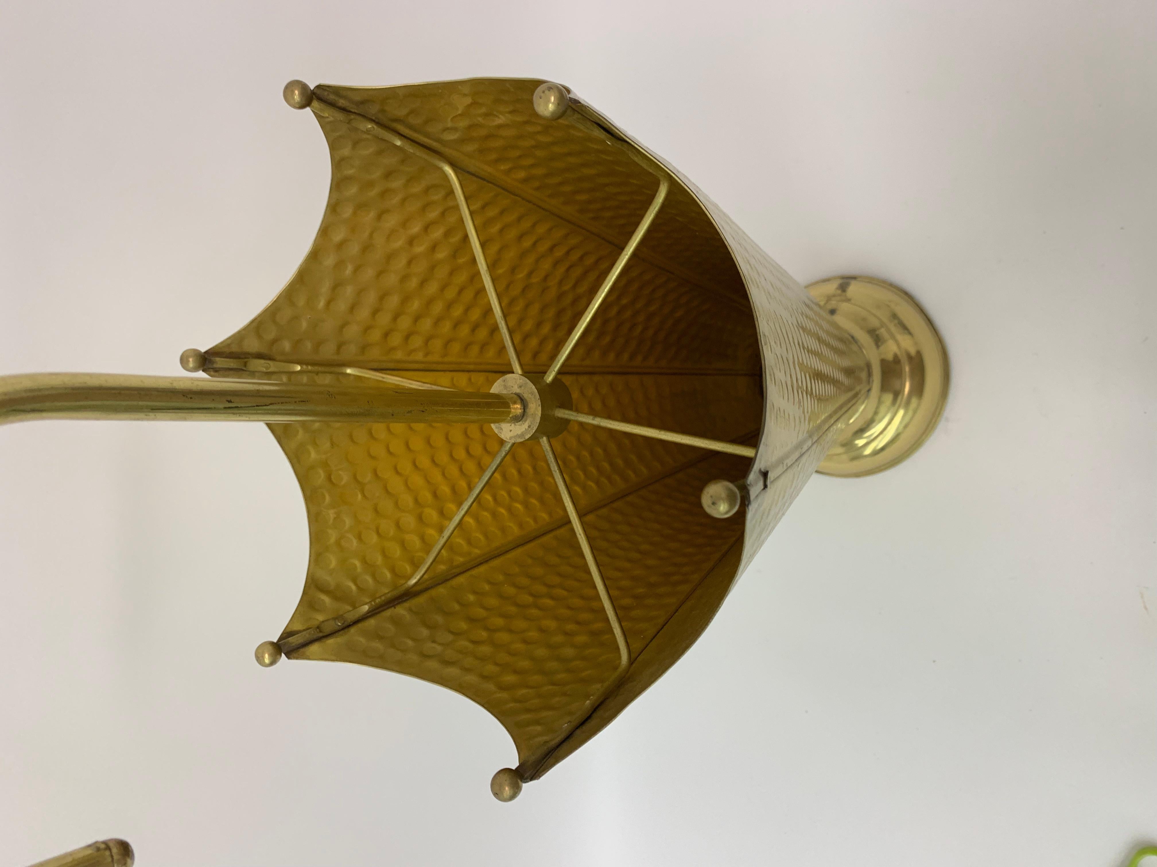 Brass Mid-Century Design Umbrella Stand, 1970’s For Sale