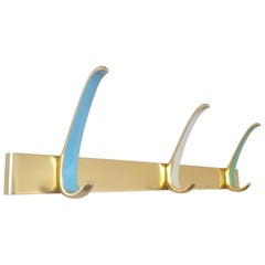 Midcentury Design Wall Coat Rack, 1960s
