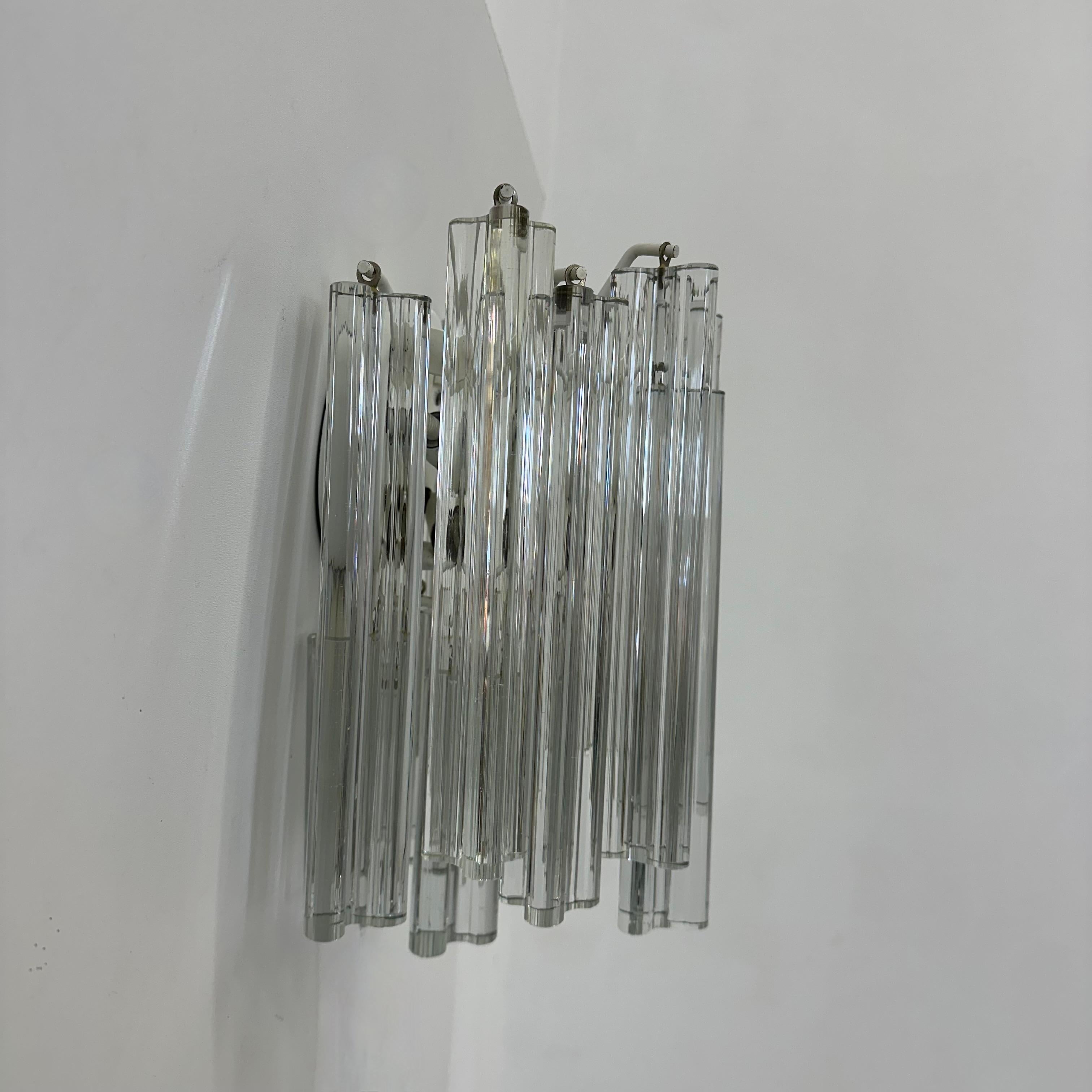 Mid century design wall lamp , 1970s Germany Venini for Kalmar en vente 7