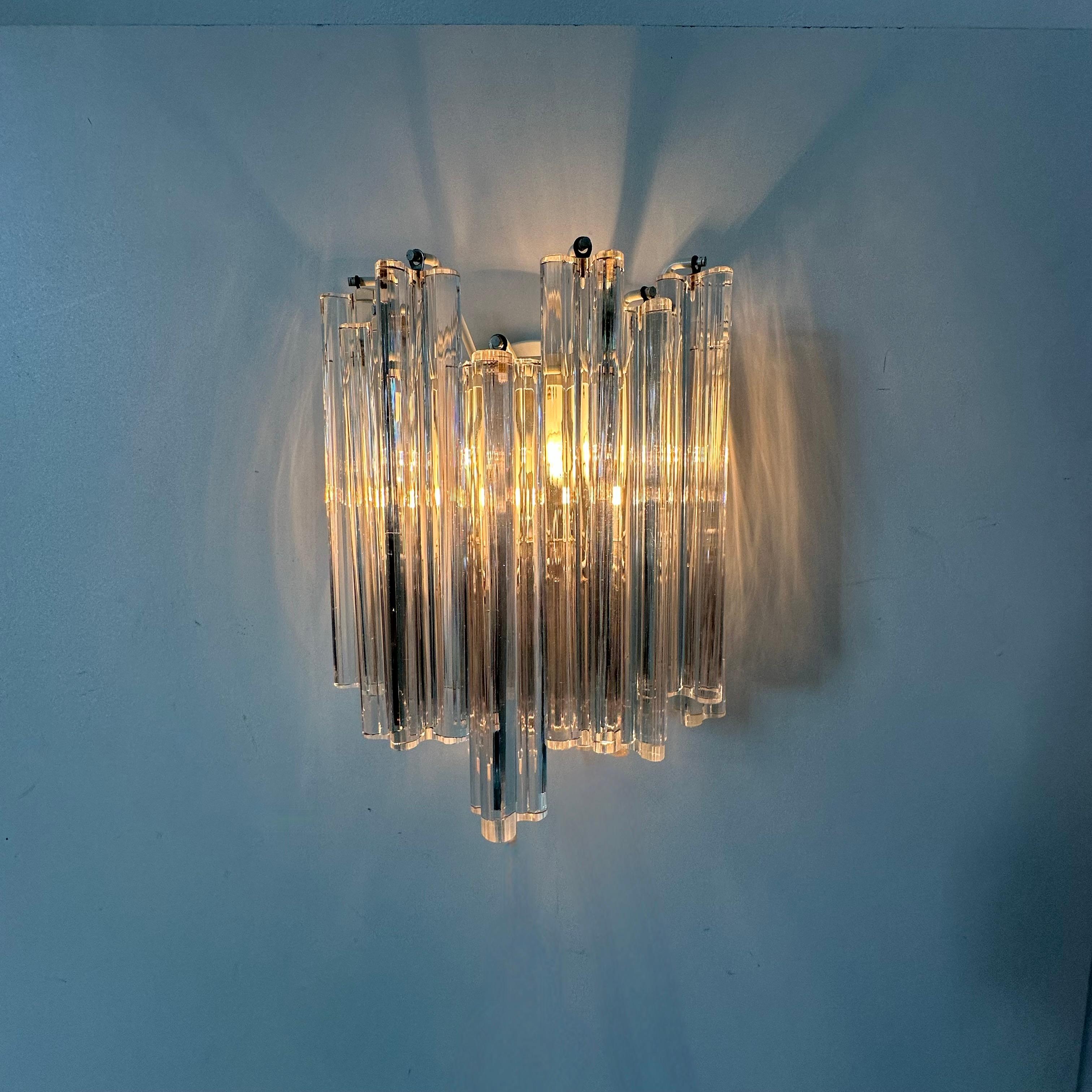 Mid century design wall lamp , 1970s Germany Venini for Kalmar Bon état - En vente à Delft, NL