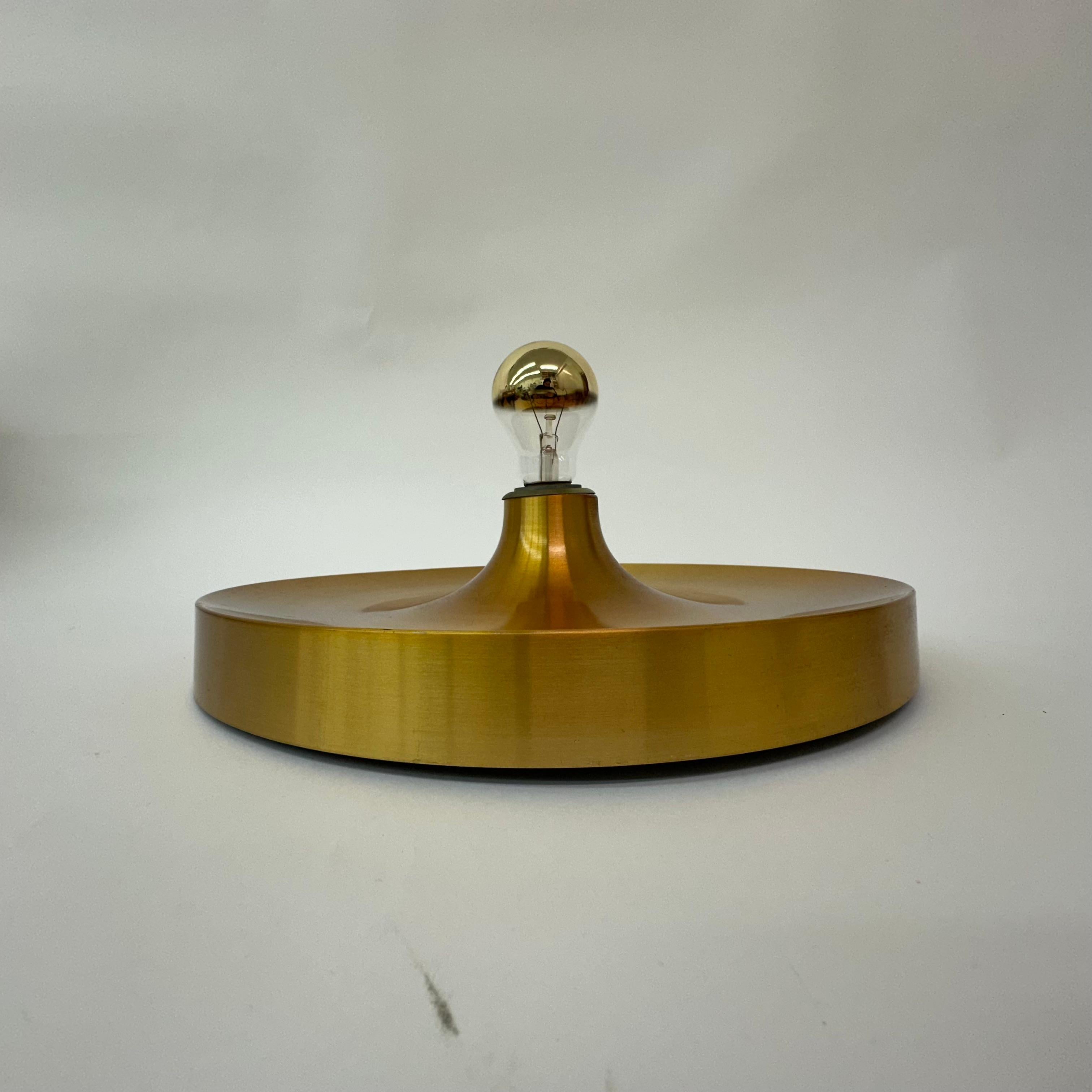 Late 20th Century Mid Century design wall lamp disc , 1970’s For Sale