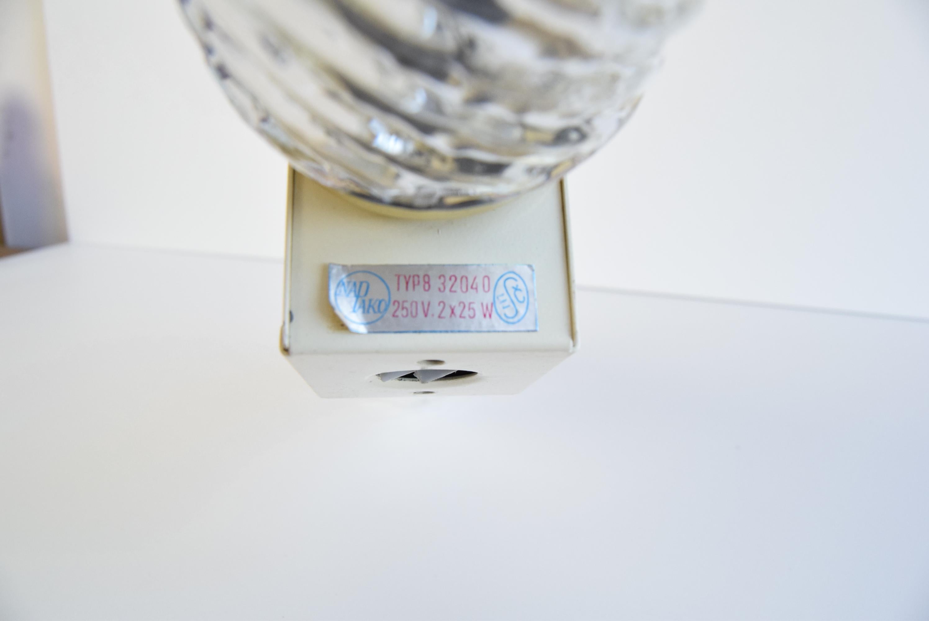 Lampada da parete dal design di metà secolo / Napako, anni '70. in vendita 5