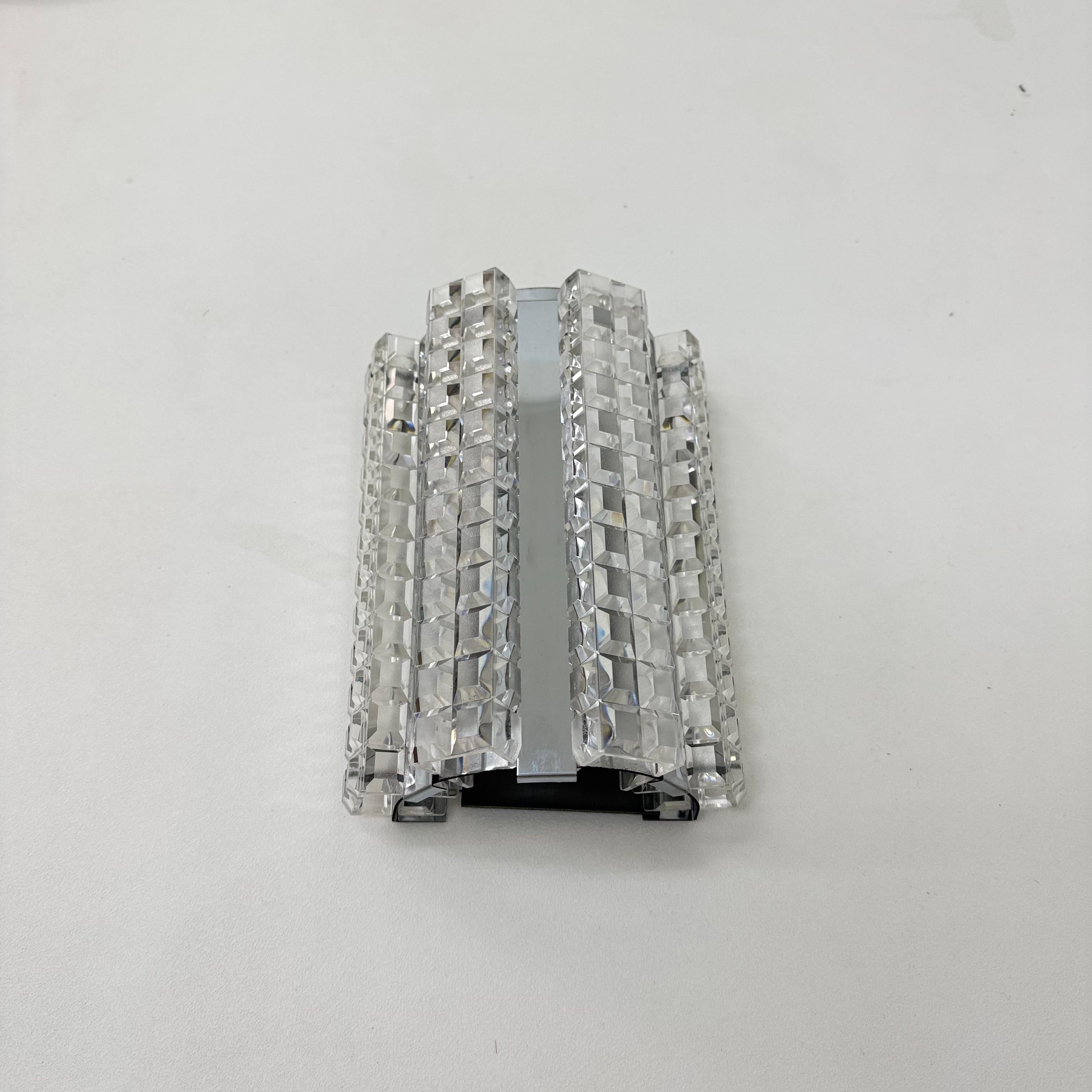 Metallo Applique da parete dal design di metà secolo, anni '70 in vendita