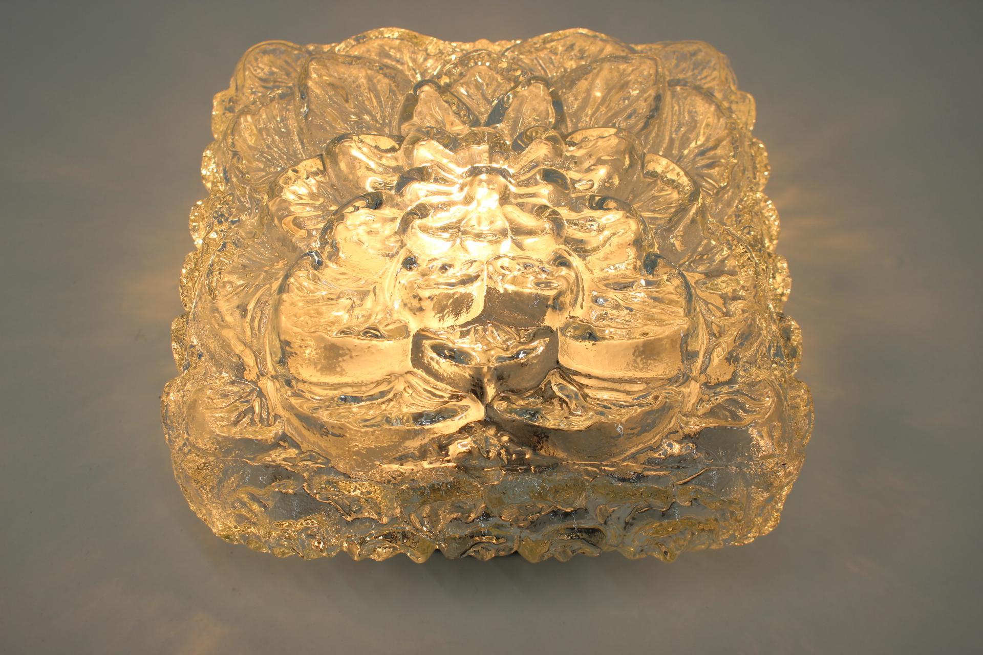 Mid-Century Modern Midcentury Design Wall or Ceiling Lamp, Flush Mount, 1970s For Sale