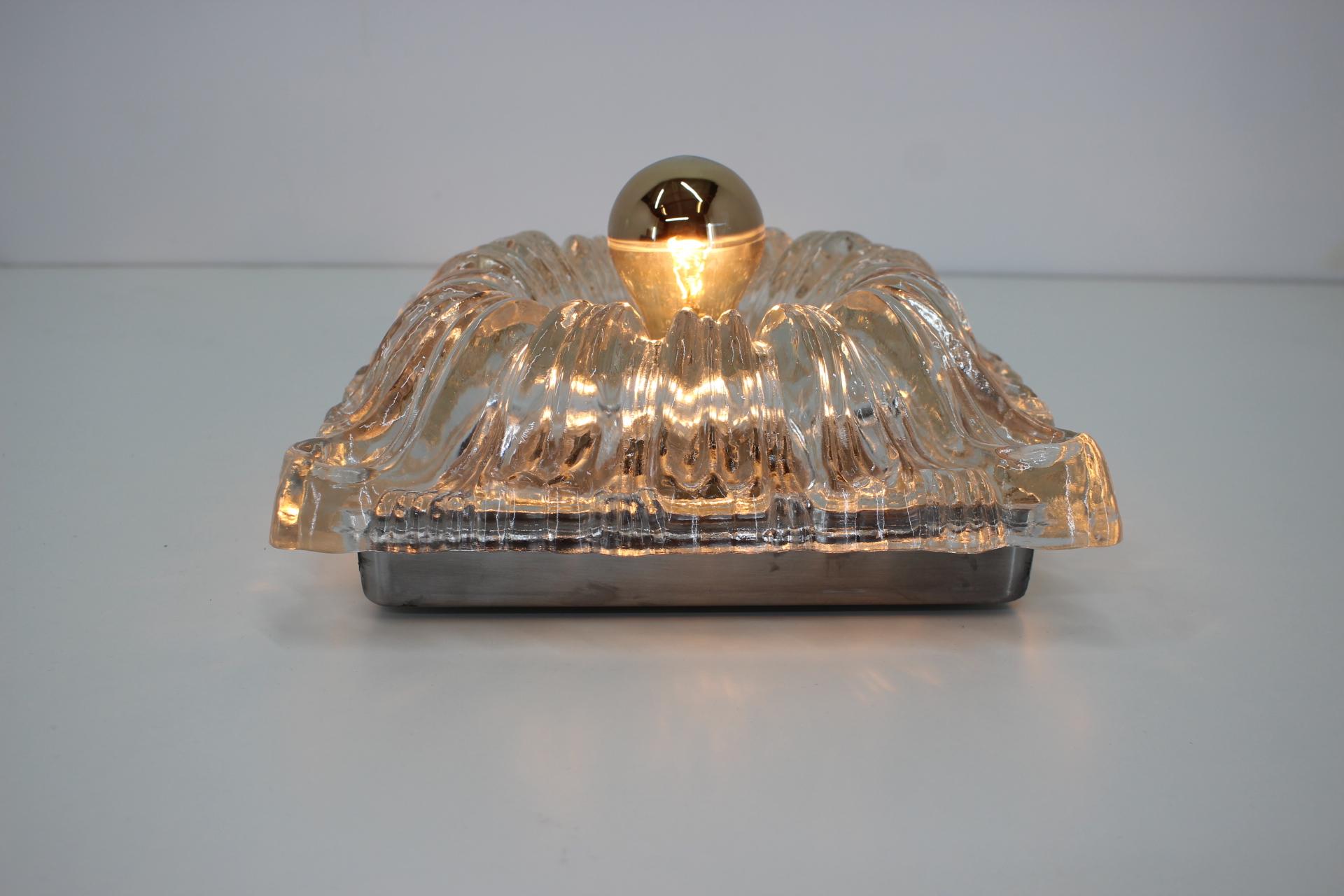 Mid-Century Modern Midcentury Design Wall or Ceiling Lamp, Flush Mount, 1970s For Sale