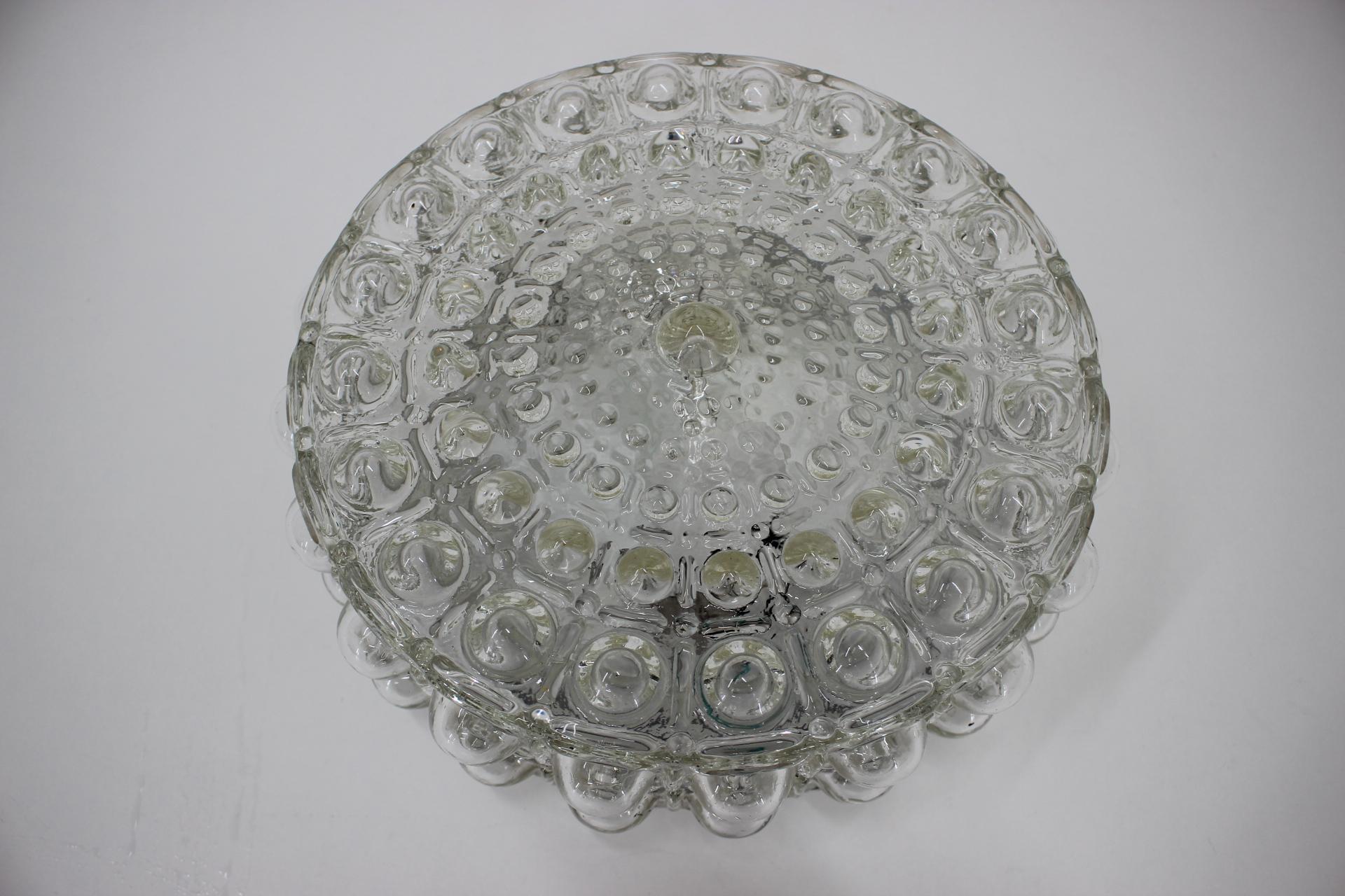 Midcentury Design Wall or Ceiling Lamp, Flush Mount, Helena Tynell, 1970s In Good Condition For Sale In Praha, CZ