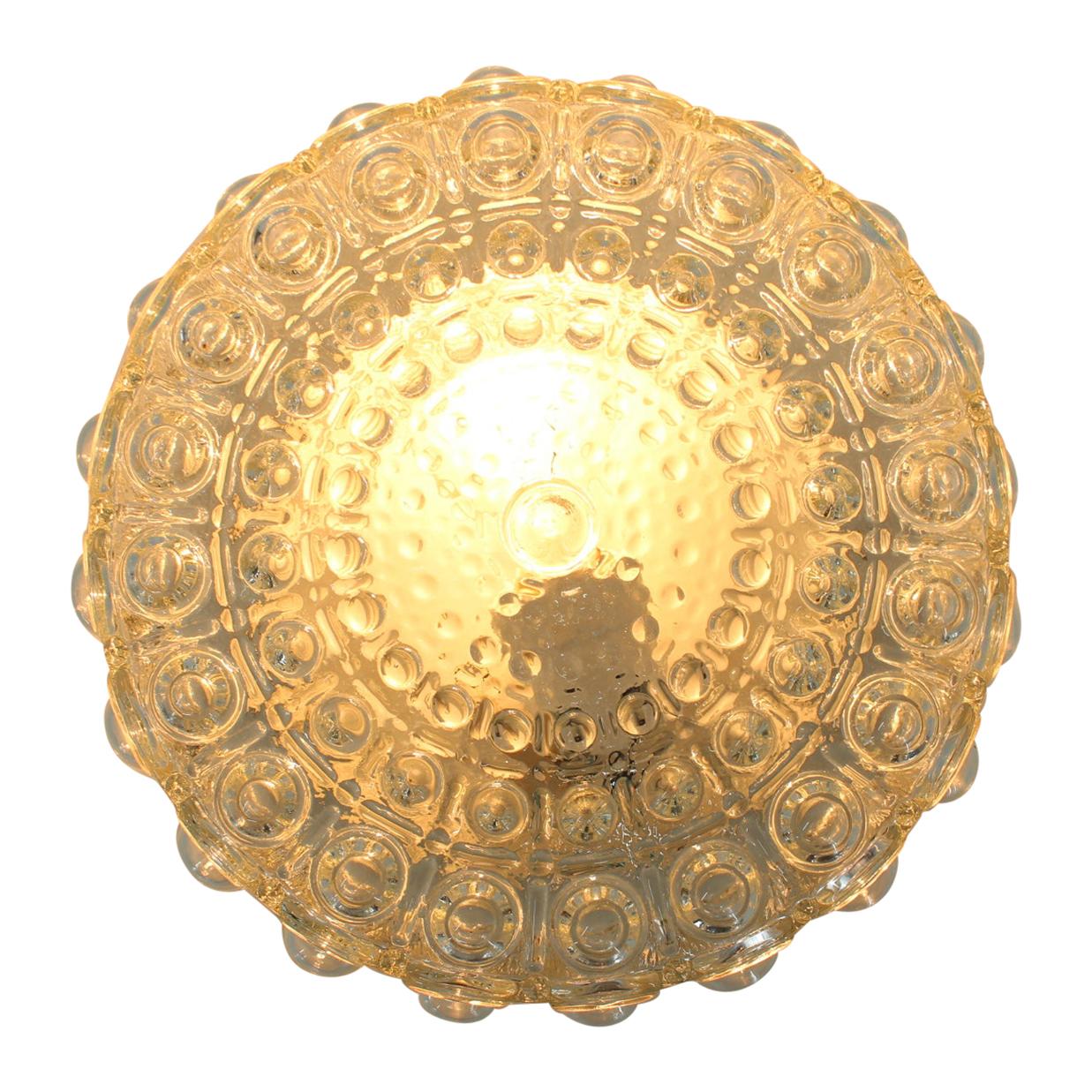 Midcentury Design Wall or Ceiling Lamp, Flush Mount, Helena Tynell, 1970s