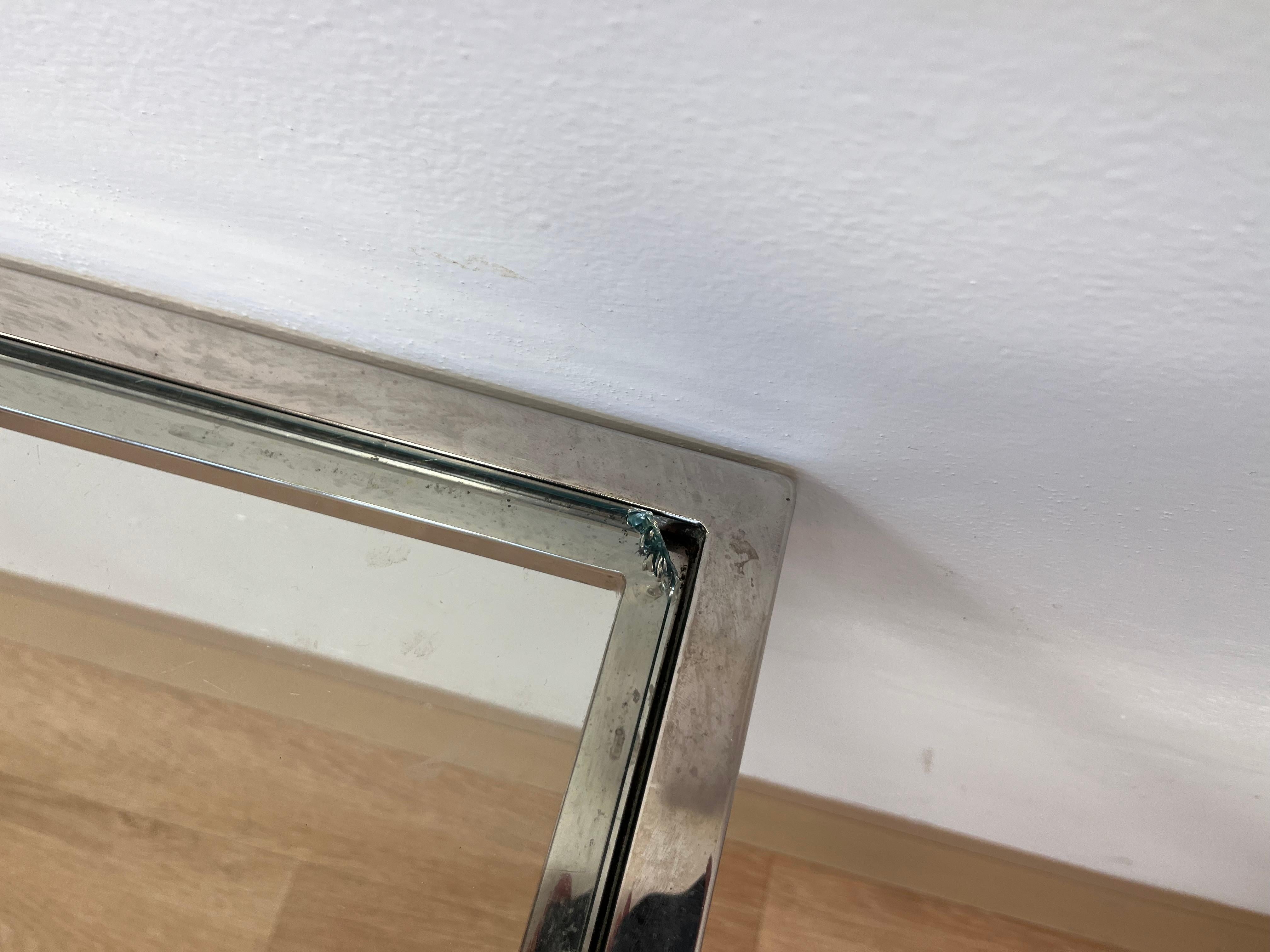 Mid century design XXL Jean Charles Maison Coffee Table Chrome - 1970s For Sale 1