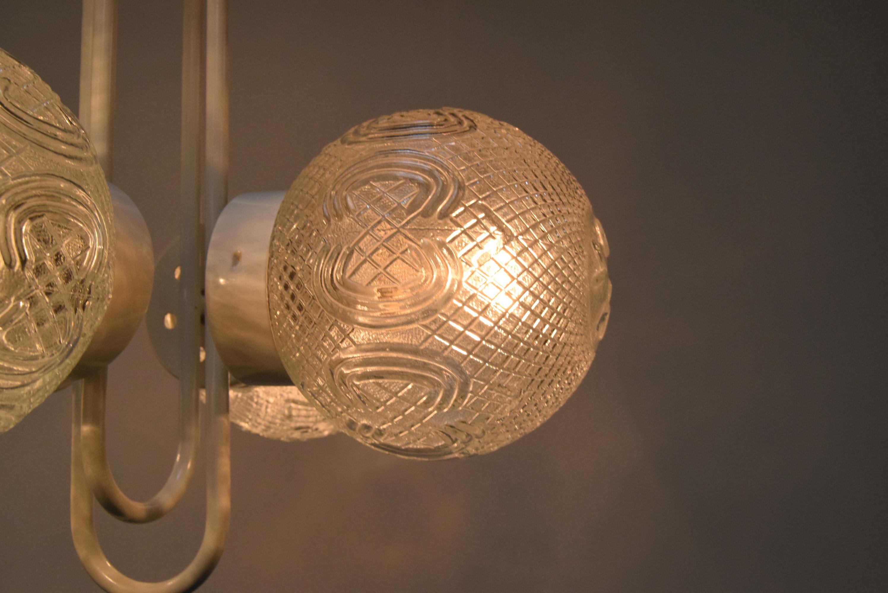 Kronleuchter im Mid-Century-Design von Jilove u Decina, 1970er Jahre. im Angebot 6