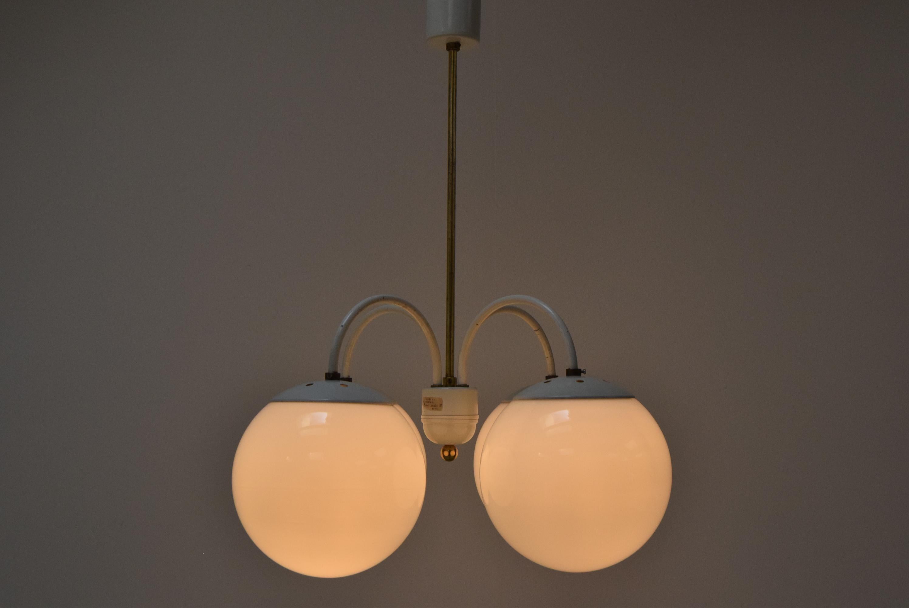 Czech Mid-Century Designed Chandelier by Kamenicky Senov, 1960's For Sale