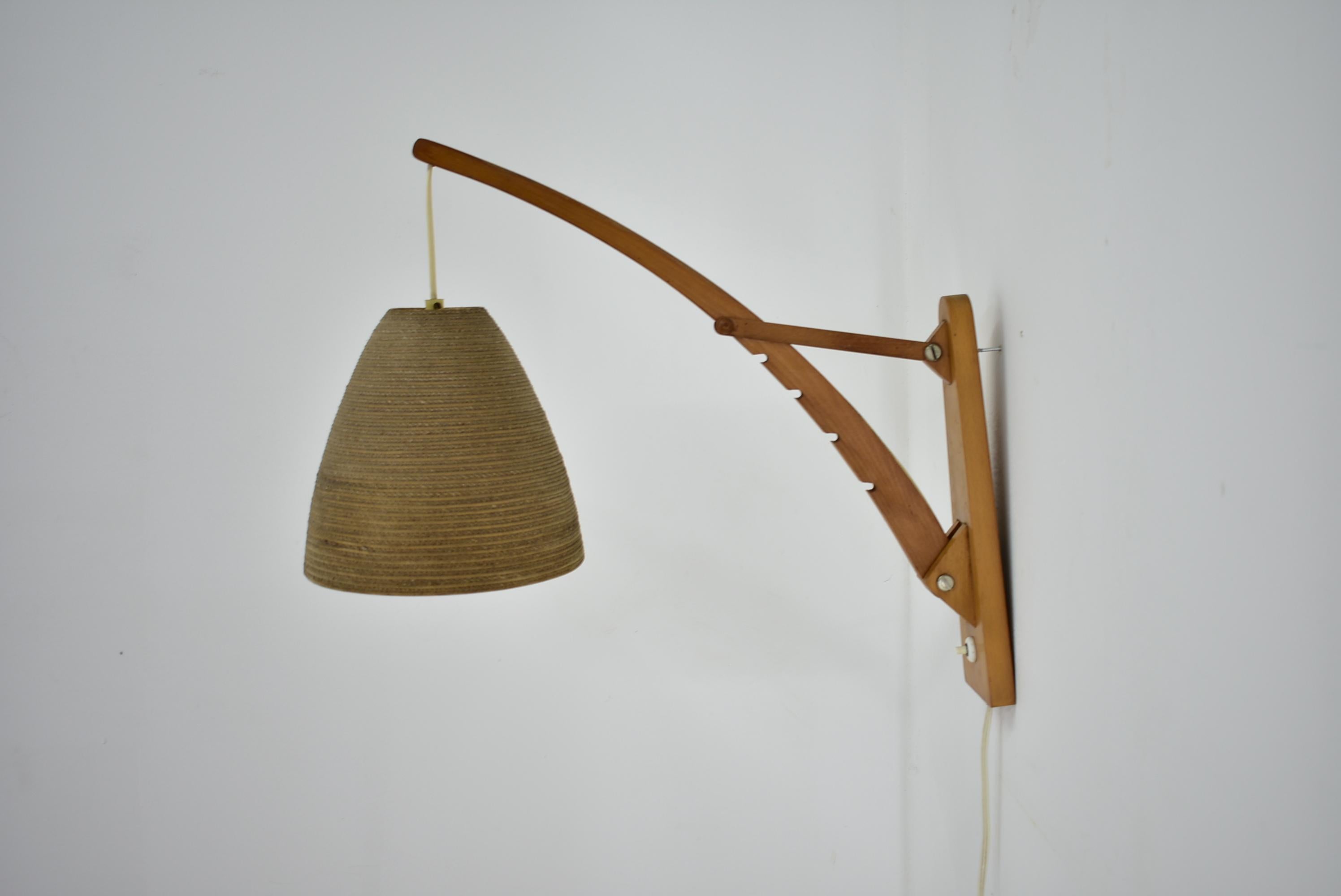 Mid Century Designed Wall Lamp Pokrok Žilina, 1960´s For Sale 5